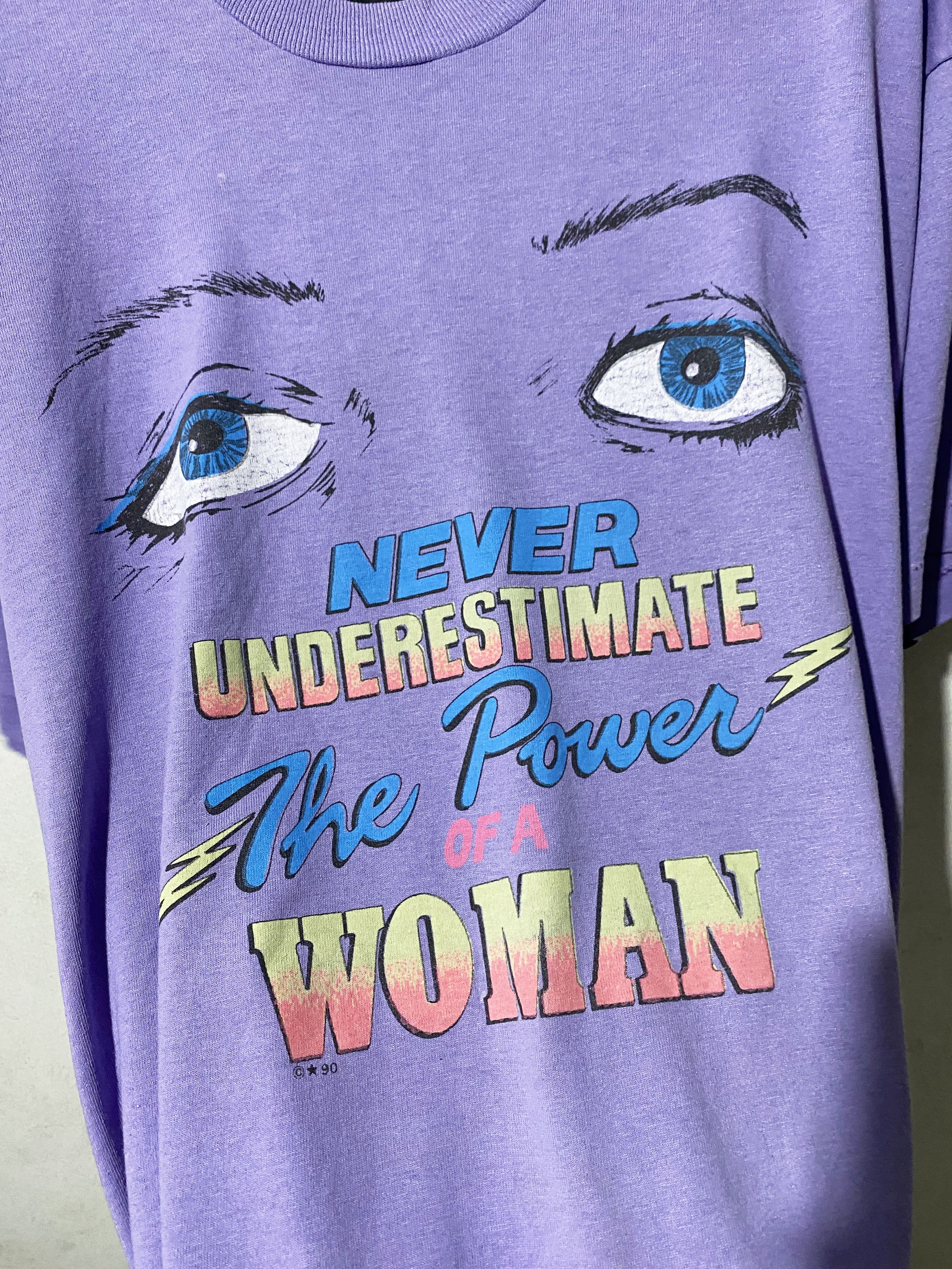 Vintage Vintage The Power of a Woman Shirt Size US L / EU 52-54 / 3 - 2 Thumbnail