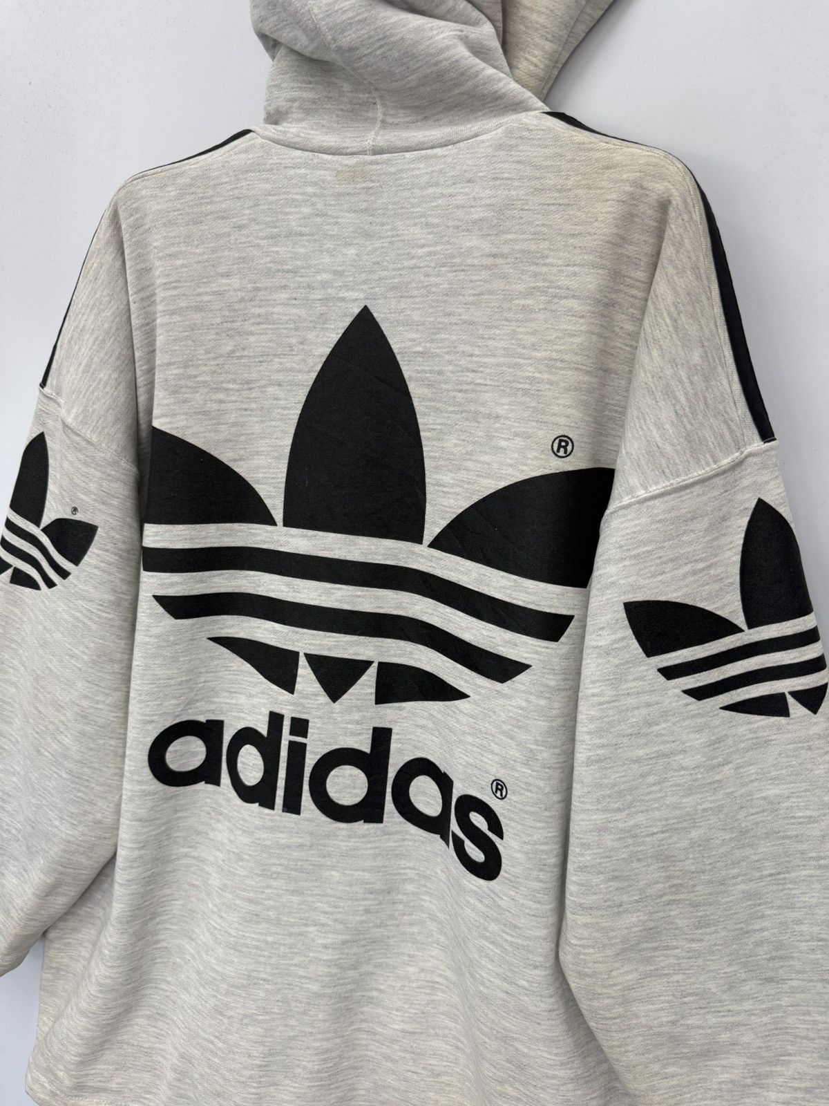 Adidas 🔥 90's Adidas Trefoil Sportwear Heavy jacket big logo - L Size US L / EU 52-54 / 3 - 14 Thumbnail