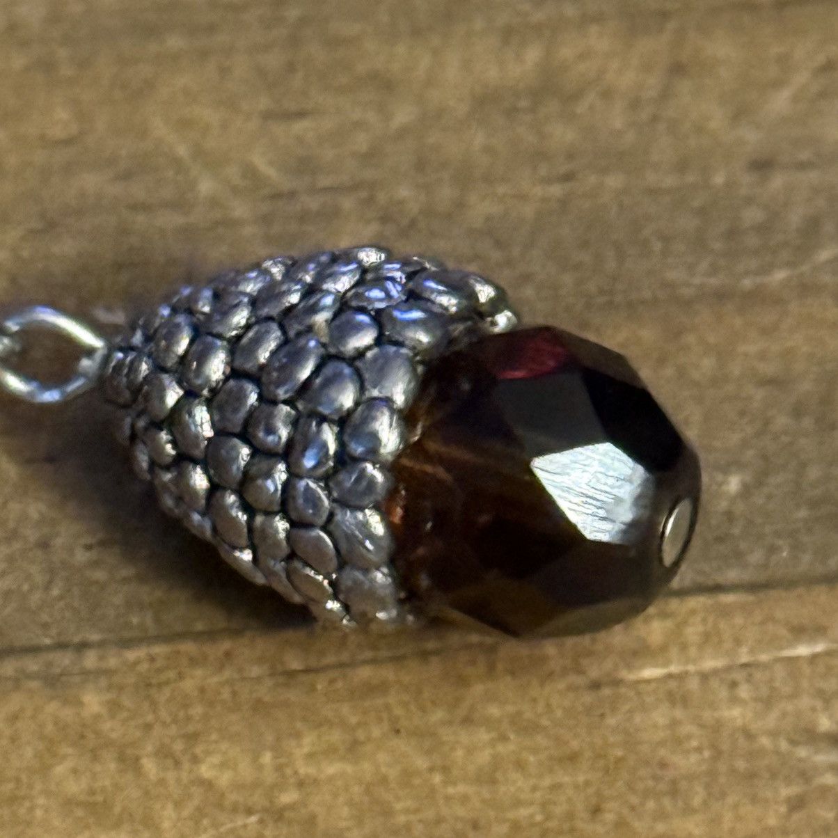 Other Silver tone station acorn pendant Y necklace Size ONE SIZE - 4 Thumbnail