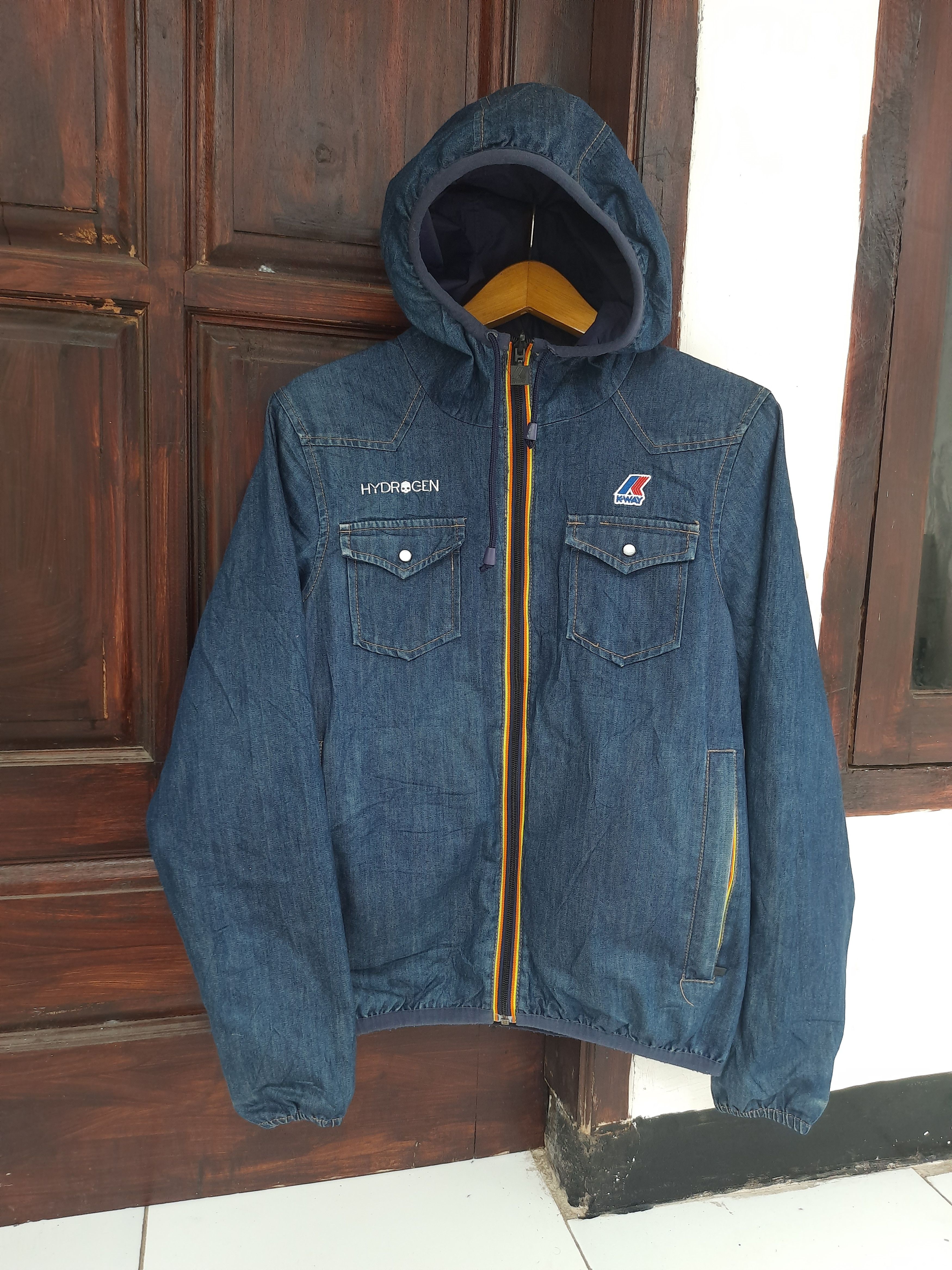 HYDROGEN Hydrogen kway reversible nylon denim jacket Size US M / EU 48-50 / 2 - 2 Thumbnail