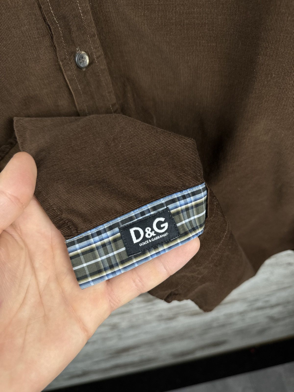 Dolce & Gabbana Vintage Dolce & Gabbana Shirts Button Up velvet corduroy y2k Size US M / EU 48-50 / 2 - 11 Thumbnail