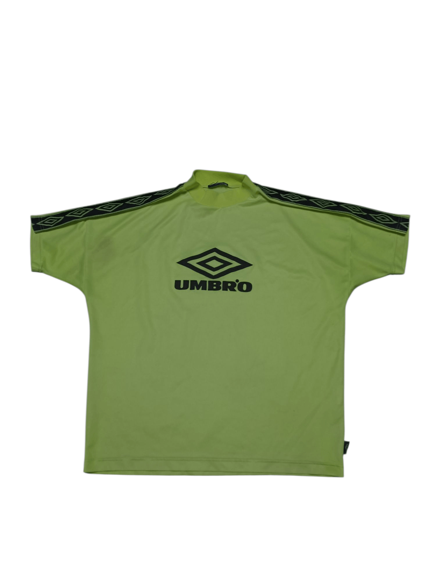 Umbro UMBRO VINTAGE BIGLOGO ACID GREEN SOCCER JERSEY BLOKECORE Size US M / EU 48-50 / 2 - 1 Thumbnail