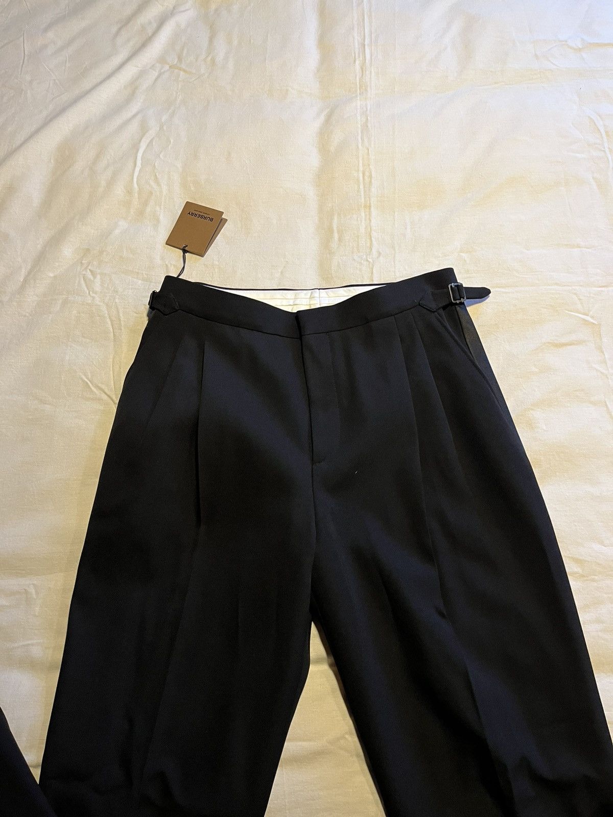 Burberry Burberry pleated wide leg wool trousers. Size US 32 / EU 48 - 4 Thumbnail