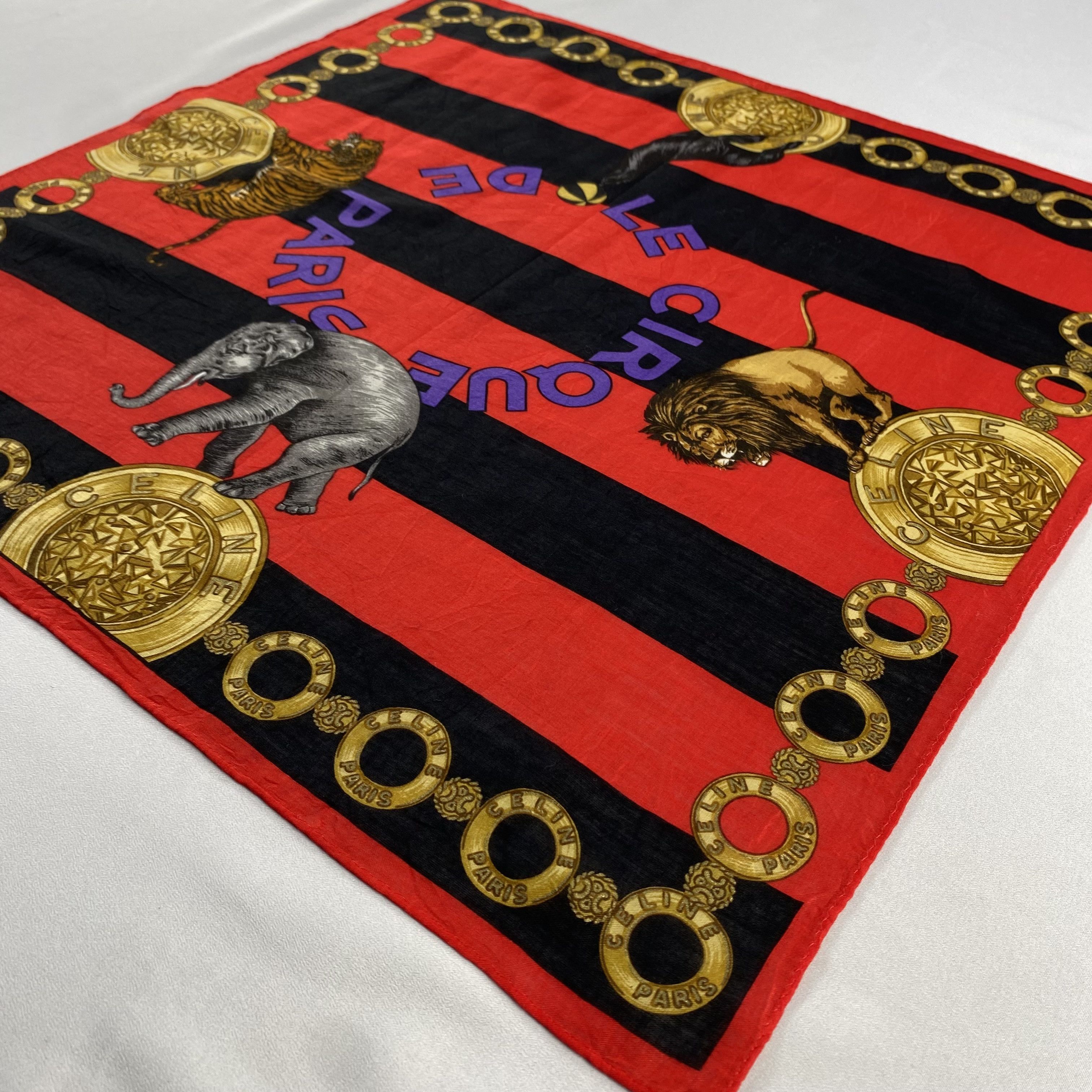 Celine × Vintage Celine Neckerchief / Bandana / Handkerchief-P1925 Size ONE SIZE - 2 Thumbnail
