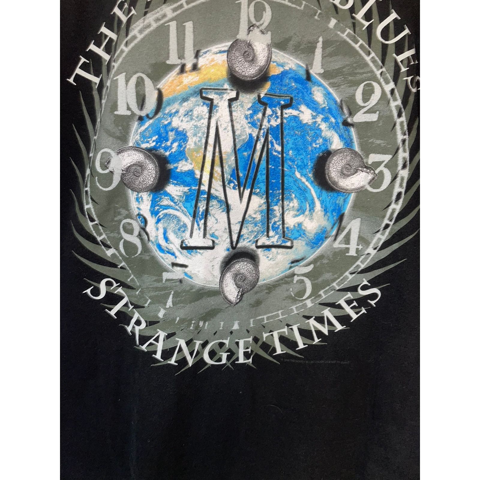 Giant Vintage The Moody Blues Shirt Strange Times Music Tee 90s L Size US L / EU 52-54 / 3 - 5 Thumbnail