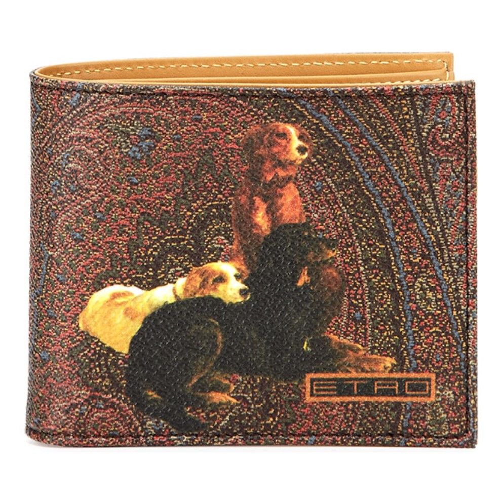 Etro Etro Arnica Bifold Paisley Wallet Dog-Themed Made in Italy Size ONE SIZE - 1 Thumbnail