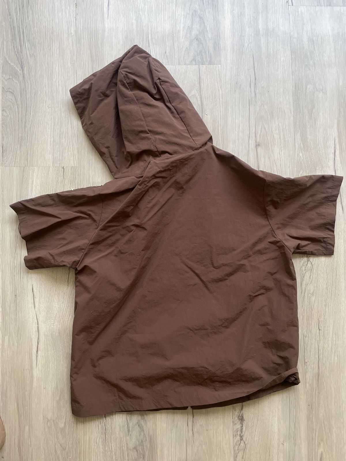 Saint Vanity Saint Vanity Nylon Hooded Zip Up Jacket Brown Size US S / EU 44-46 / 1 - 4 Thumbnail