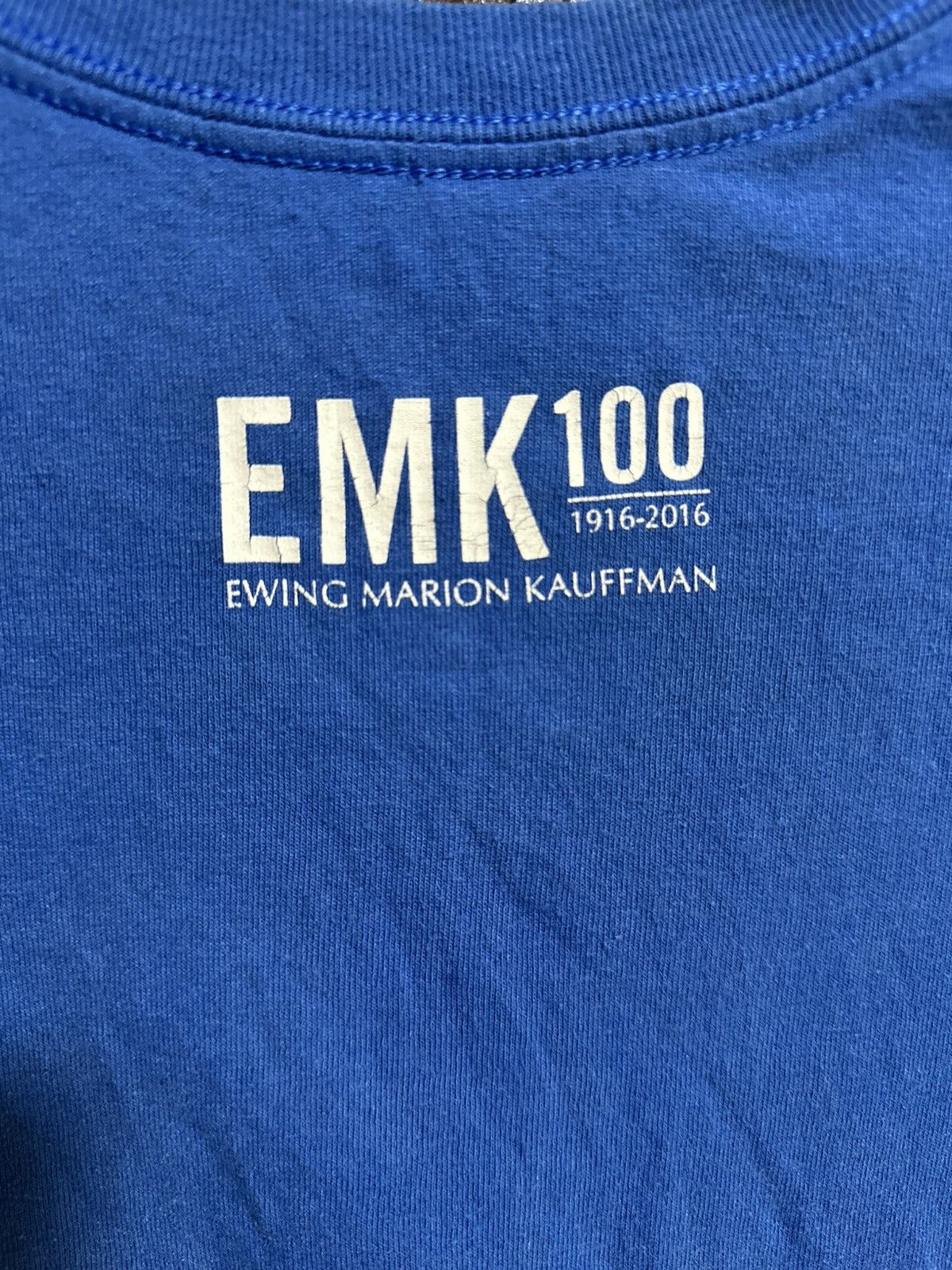 Gildan × MLB × Vintage Vintage Mlb Ewing Marion Kauffman Faded Tee Size US XL / EU 56 / 4 - 7 Thumbnail
