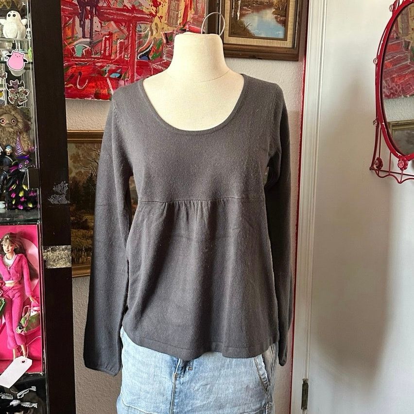 Other azur collection grey long sleeve babydoll top Size XS / US 0-2 / IT 36-38 - 1 Thumbnail