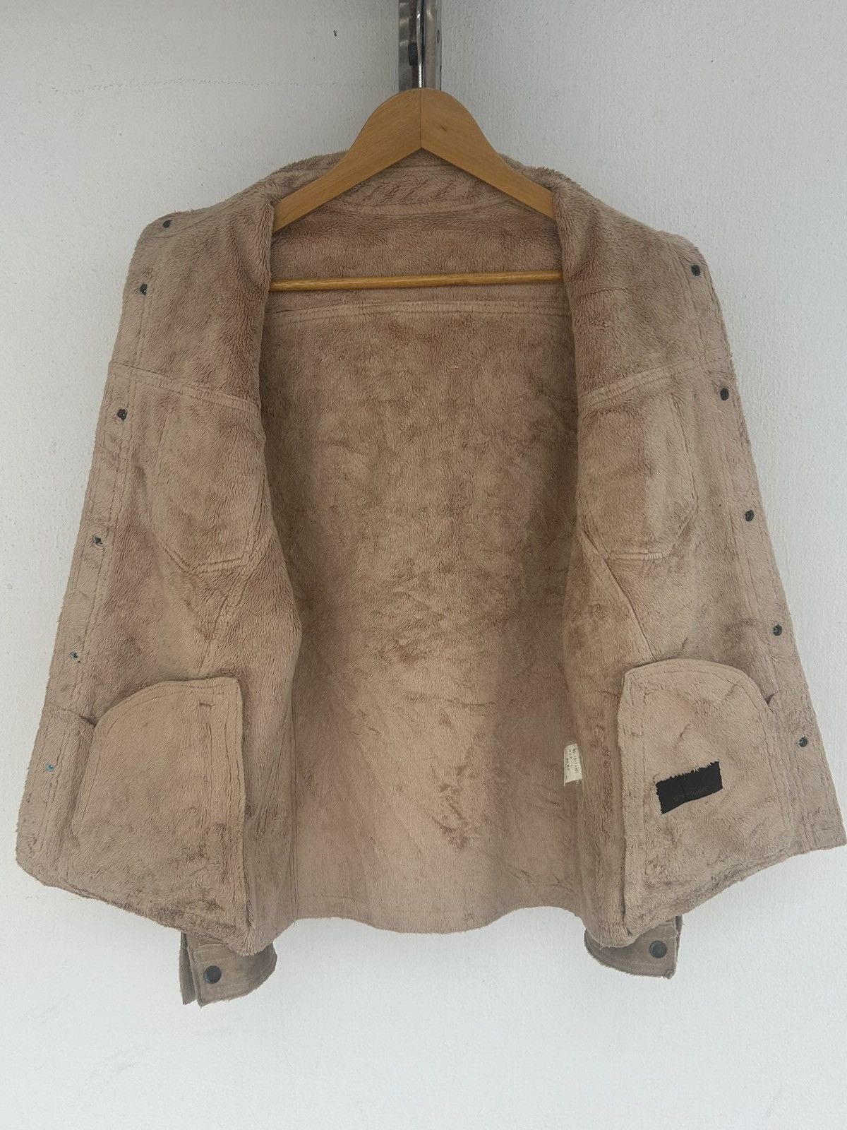 Tete Homme Tete Homme Japan Vintage Suede Brown Shirt Size US M / EU 48-50 / 2 - 7 Thumbnail