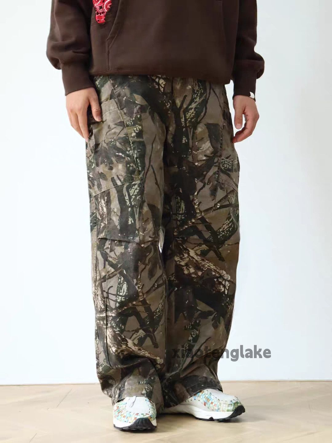 Vintage zx asaprocky travisscott style loose carpenter camo pants Size US 30 / EU 46 - 4 Thumbnail