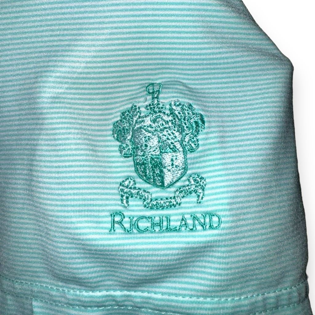 Peter Millar Peter Millar Teal Blue Summer Comfort Golf Polo Shirt Size L Size US L / EU 52-54 / 3 - 7 Thumbnail
