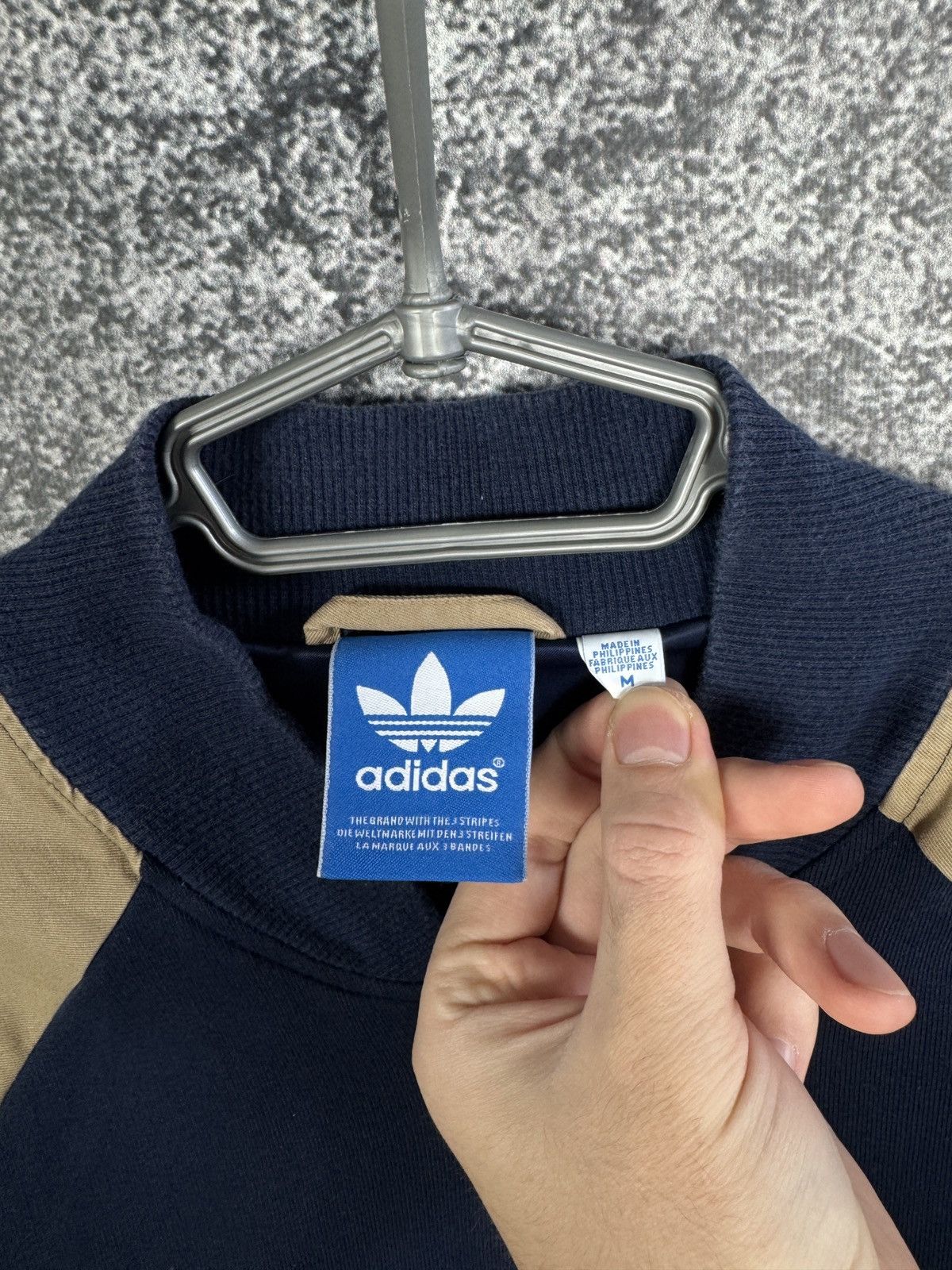 Adidas Men’s Adidas Originals Full Zip Bomber Jacket College Size M Size US M / EU 48-50 / 2 - 8 Thumbnail