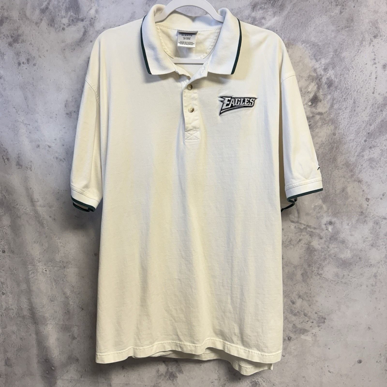 Reebok Vintage Philadelphia Eagles Polo Style Shirt XL Reebok NFL 2 Size US XL / EU 56 / 4 - 1 Thumbnail