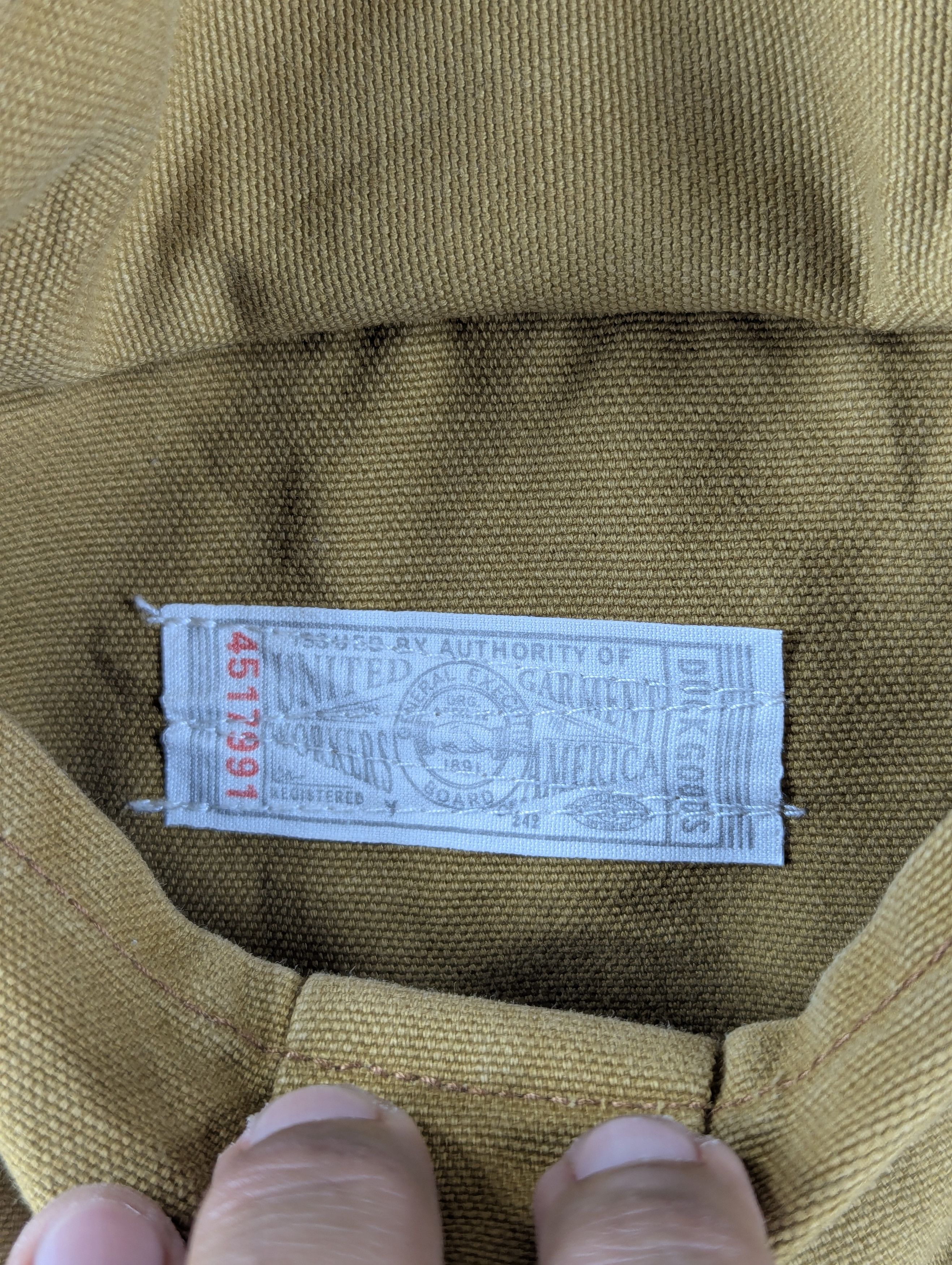 Freewheelers FREEWHEELERS & CO. "Timber Beast"Coat Yarn-Dyed Yellow Brown Size US M / EU 48-50 / 2 - 10 Thumbnail