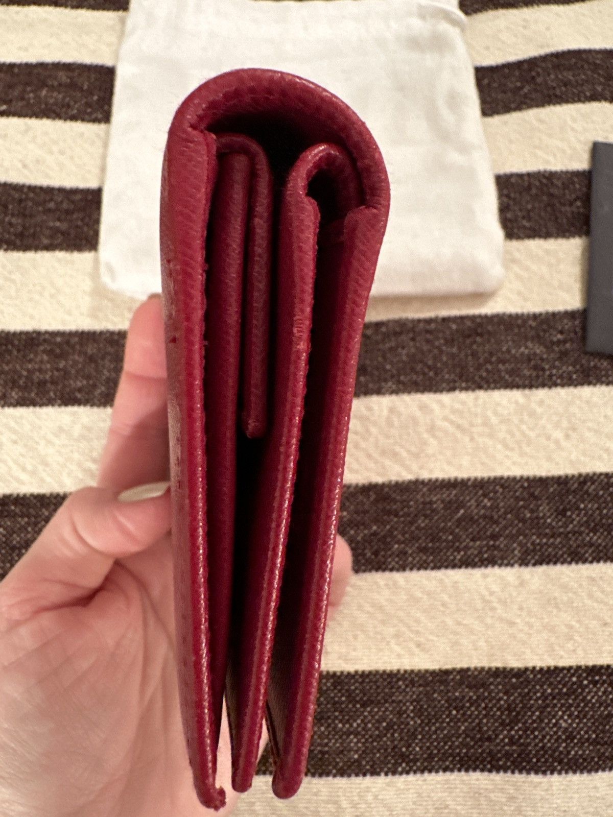 Prada Prada Red Saffiano Wallet Size ONE SIZE - 6 Thumbnail