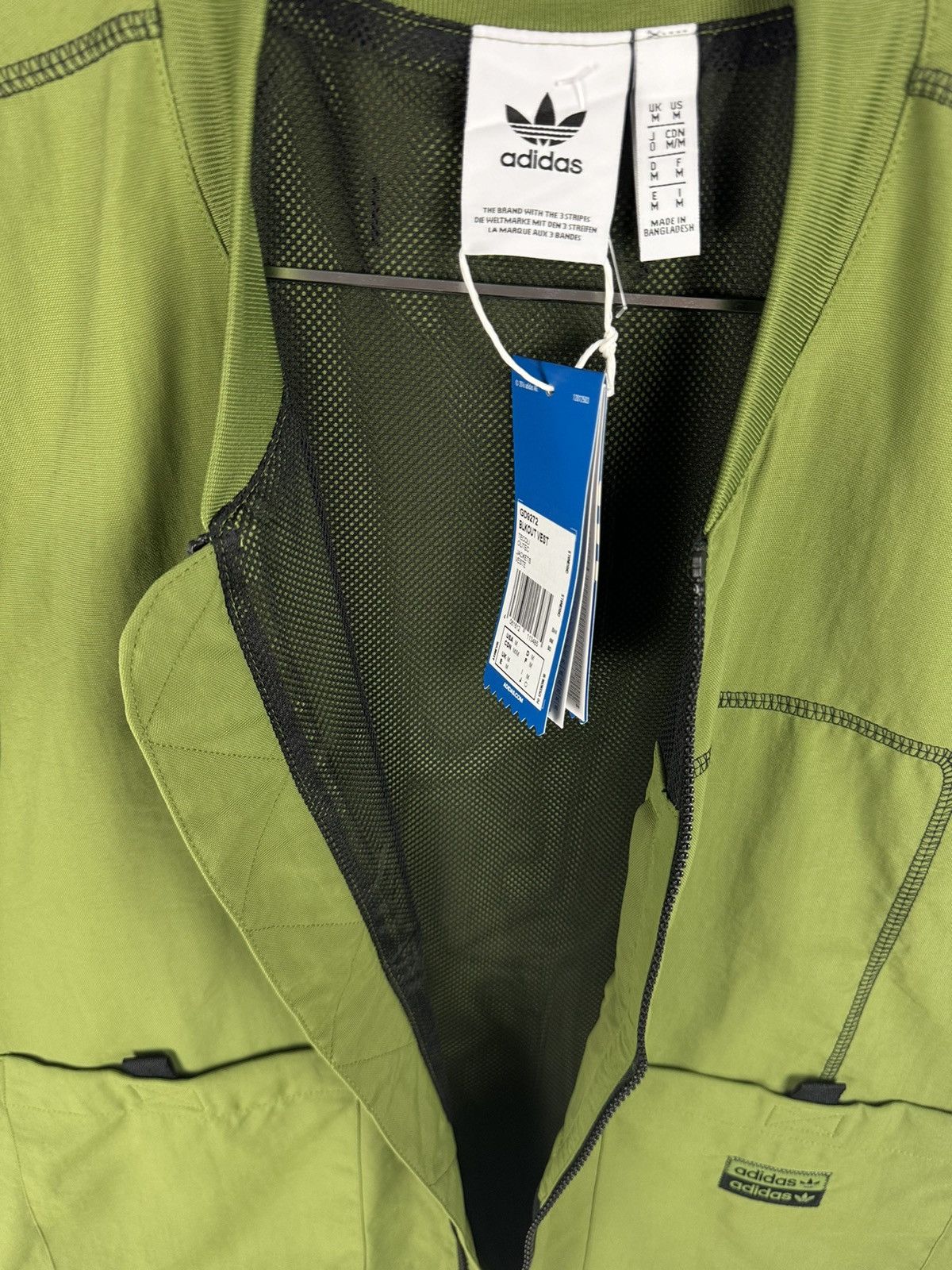 Adidas Adidas Originals Blackout Olive Pacific Tactical Vest Size US M / EU 48-50 / 2 - 8 Thumbnail