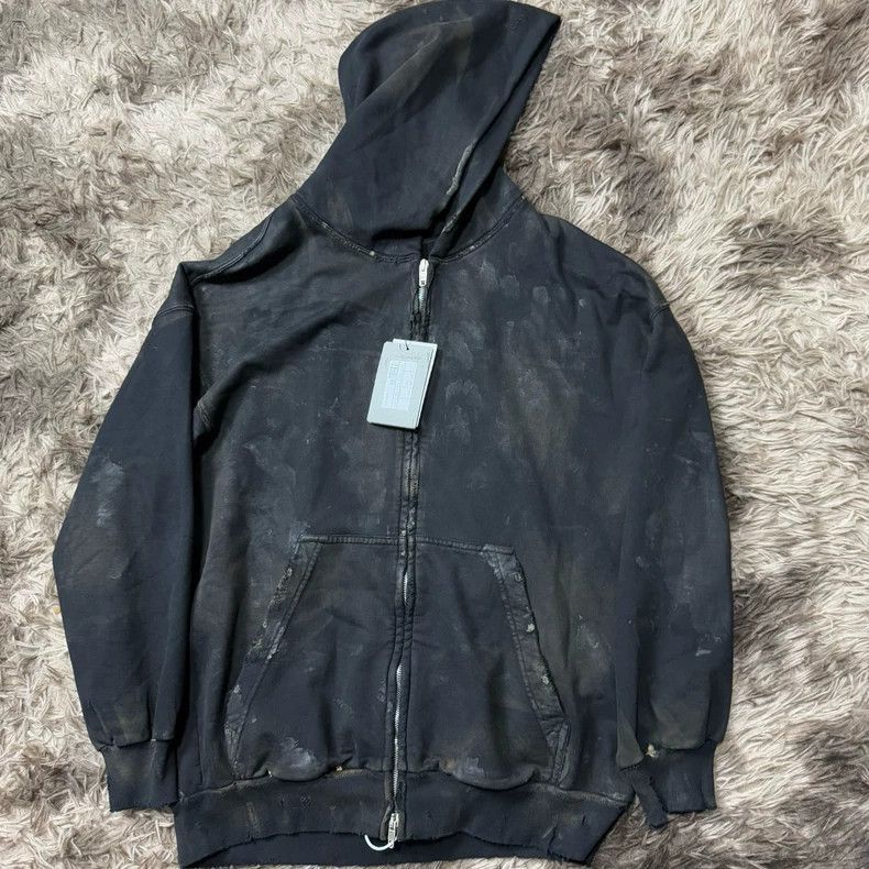 Balenciaga Balenciaga 23SS Distressed Zip Hoodie | Grailed