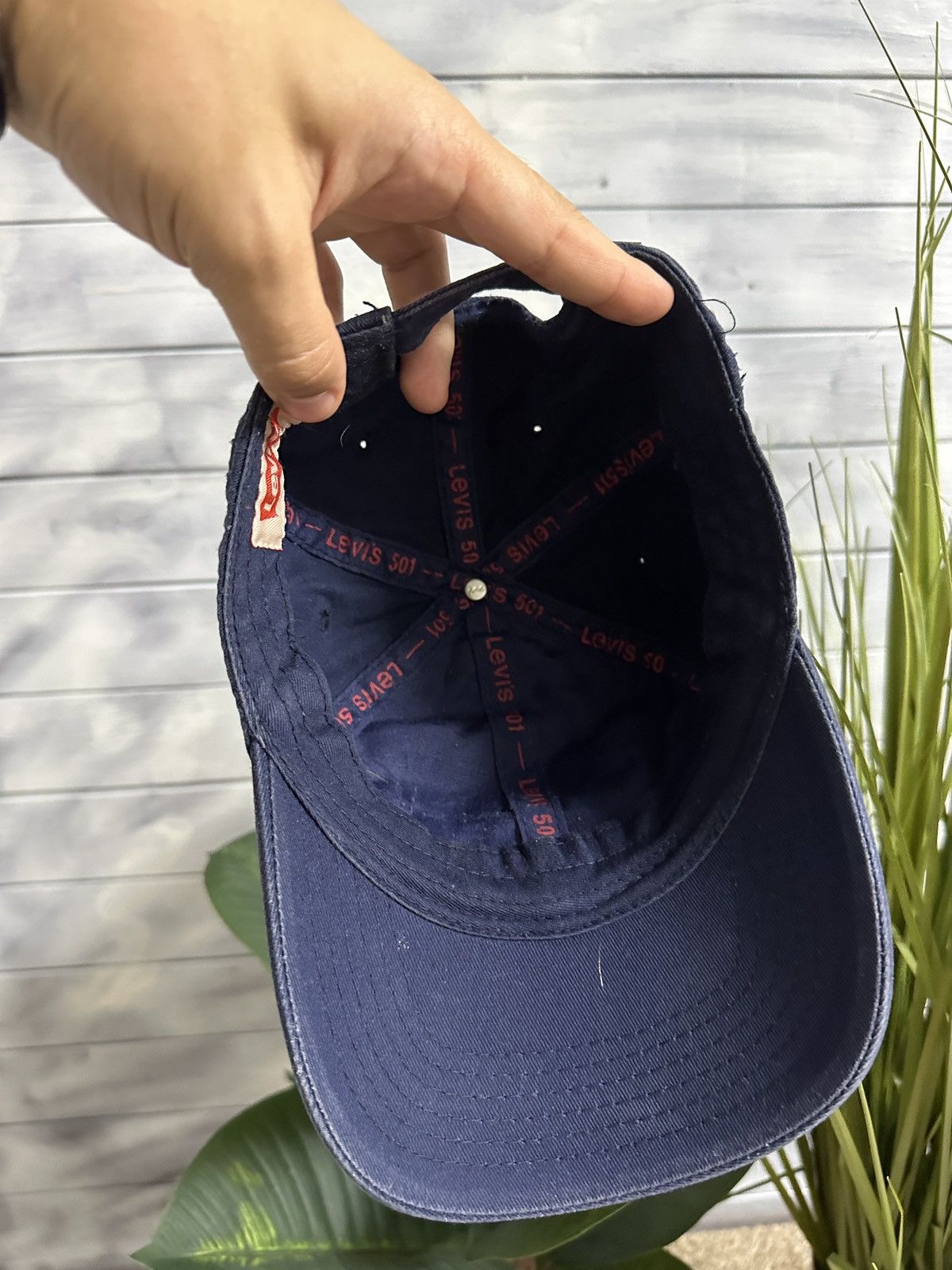 Levi's Rare Vintage Cap Levi’s Big Logo Y2K Style. Size ONE SIZE - 7 Thumbnail
