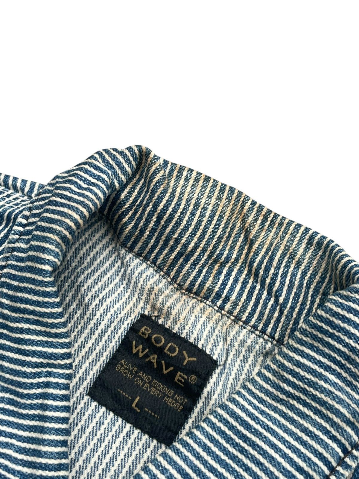 Japanese Brand Body Wave Hickory Chore Jacket Size US XL / EU 56 / 4 - 6 Thumbnail