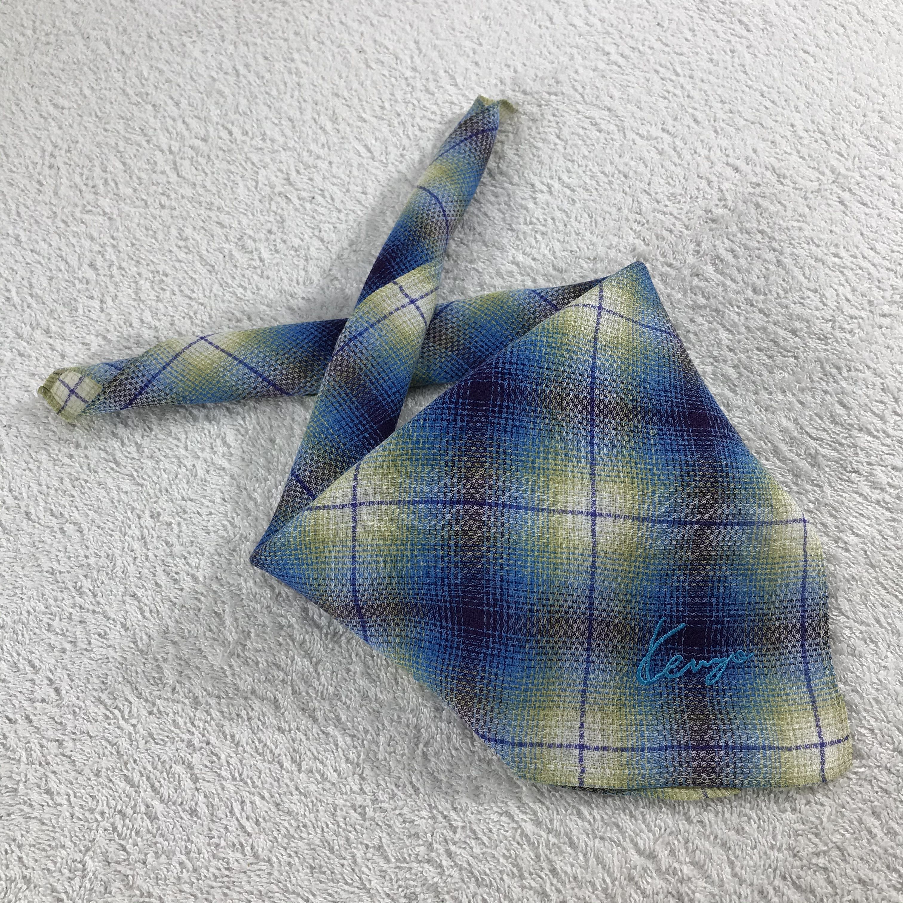 Kenzo × Vintage Kenzo Bandana / Handkerchief / Neckerchief - S179 Size ONE SIZE - 4 Thumbnail