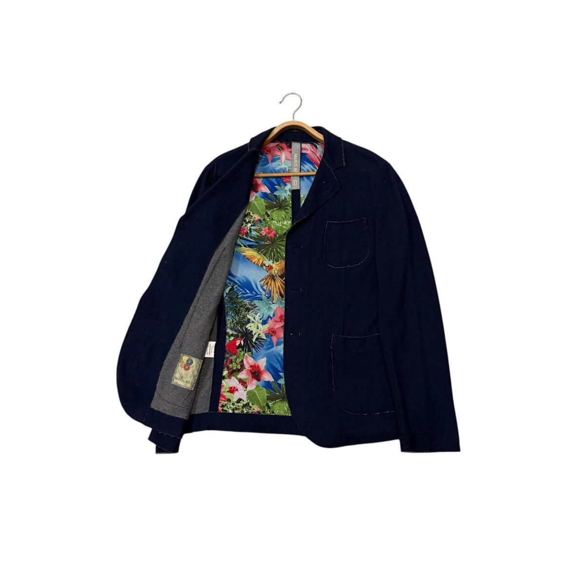 Manuel Ritz Vintage Manuel Ritz Deconstructred Chore Floral Jacket Size US L / EU 52-54 / 3 - 1 Thumbnail