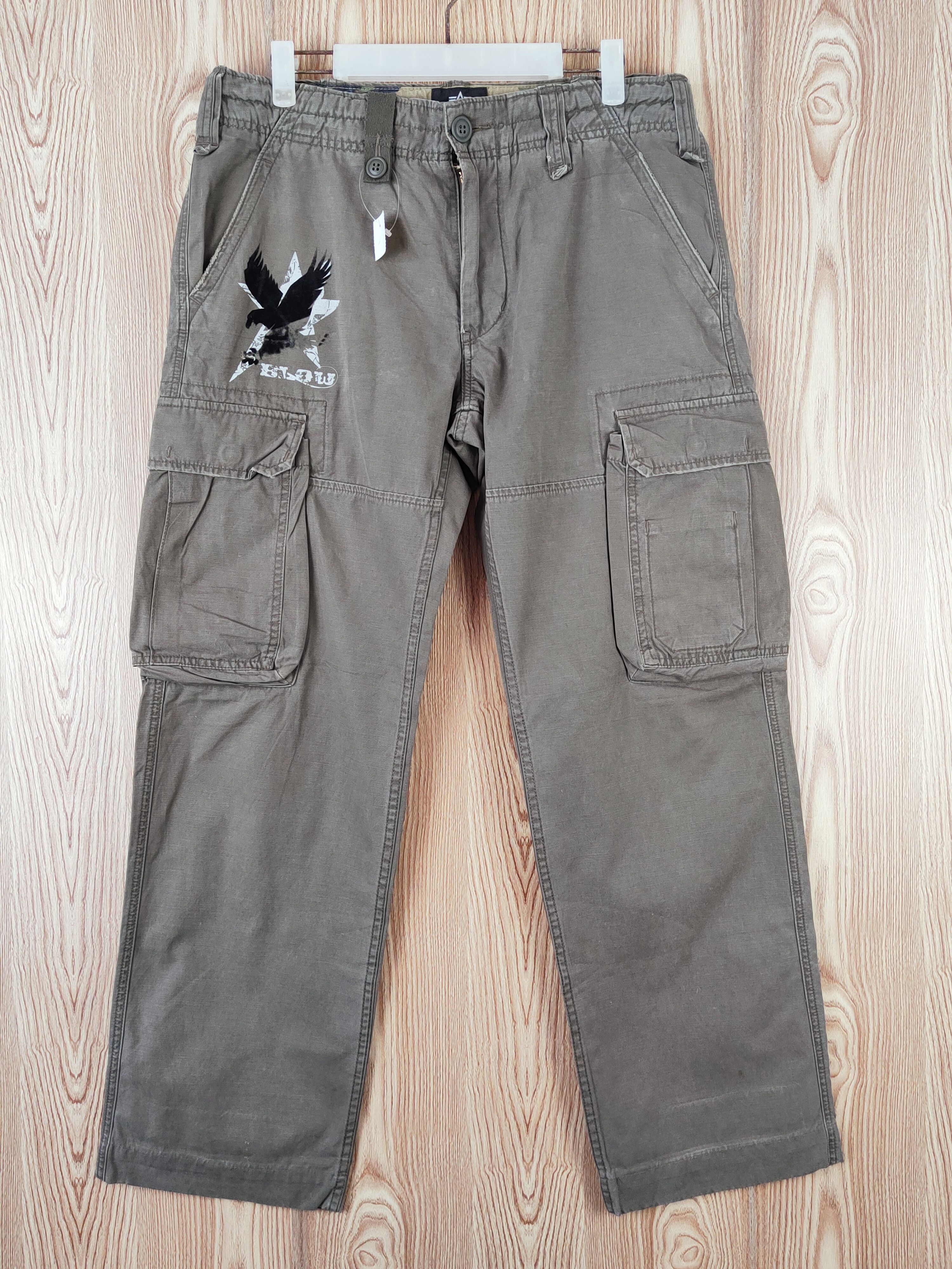 Alpha Industries Alpha Industries X Blow Olive Multipocket Cargo Pants #W896 Size US 32 / EU 48 - 1 Thumbnail