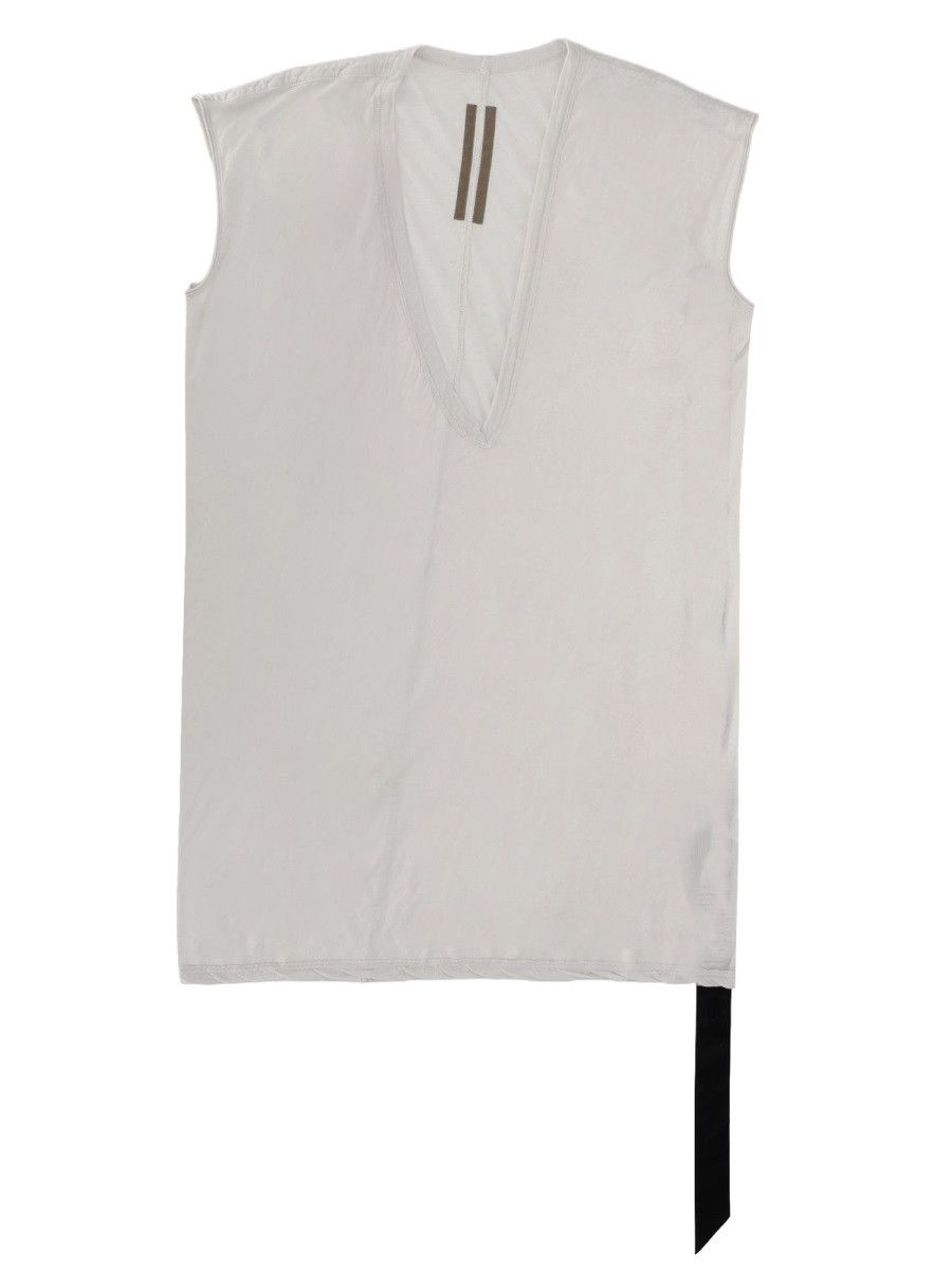 Rick Owens Drkshdw RICK OWENS DRKSHDW T-SHIRT "DYLAN T" - WHITE Size US S / EU 44-46 / 1 - 1 Thumbnail
