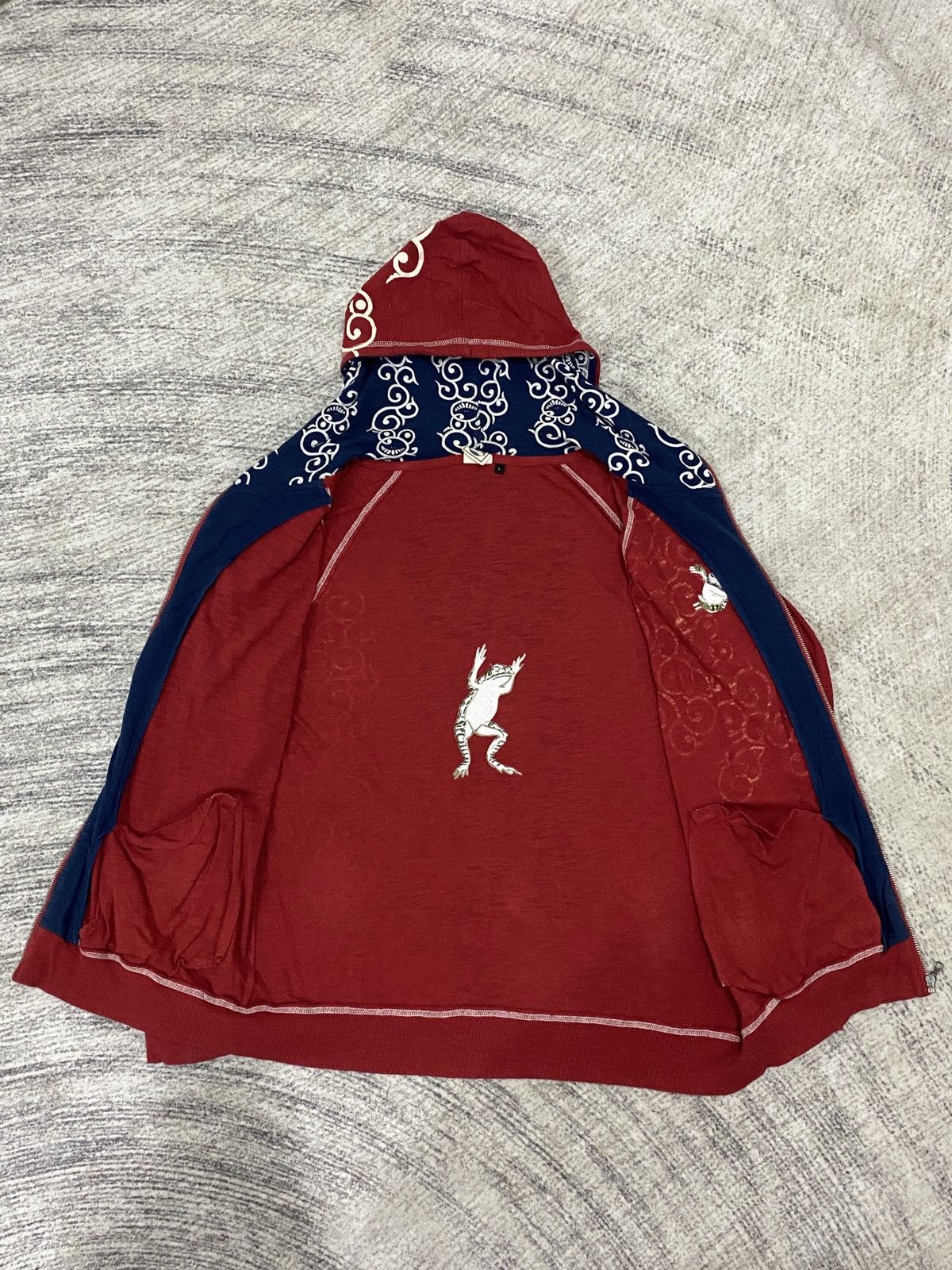 Other Satori San-Maru-Ichi "Frogs" High-Density Embroidery Hoodie Size US L / EU 52-54 / 3 - 8 Thumbnail