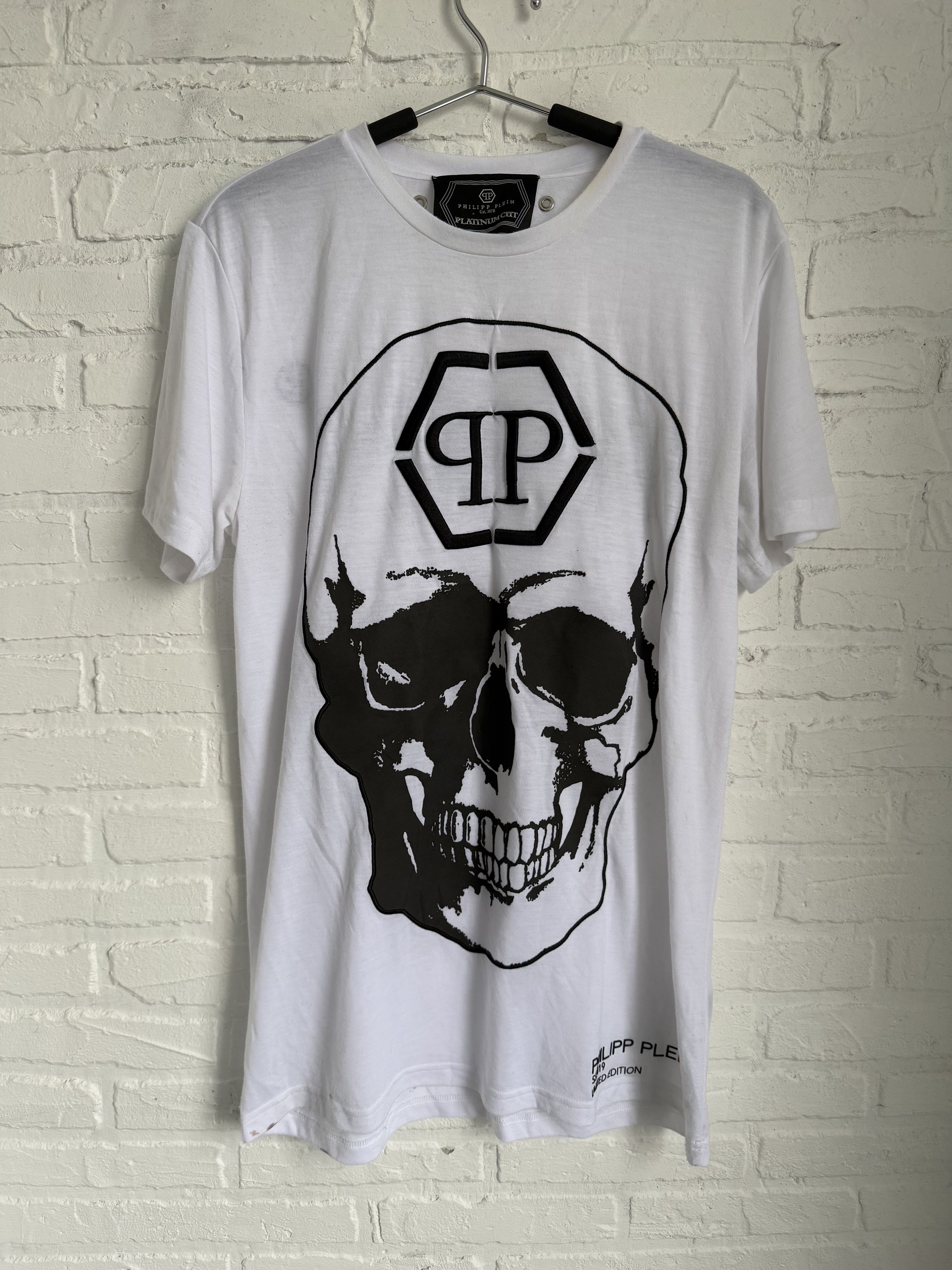 Philipp Plein Philipp Plein Platinum Cut limited edition skull t-shirt Size US L / EU 52-54 / 3 - 1 Thumbnail