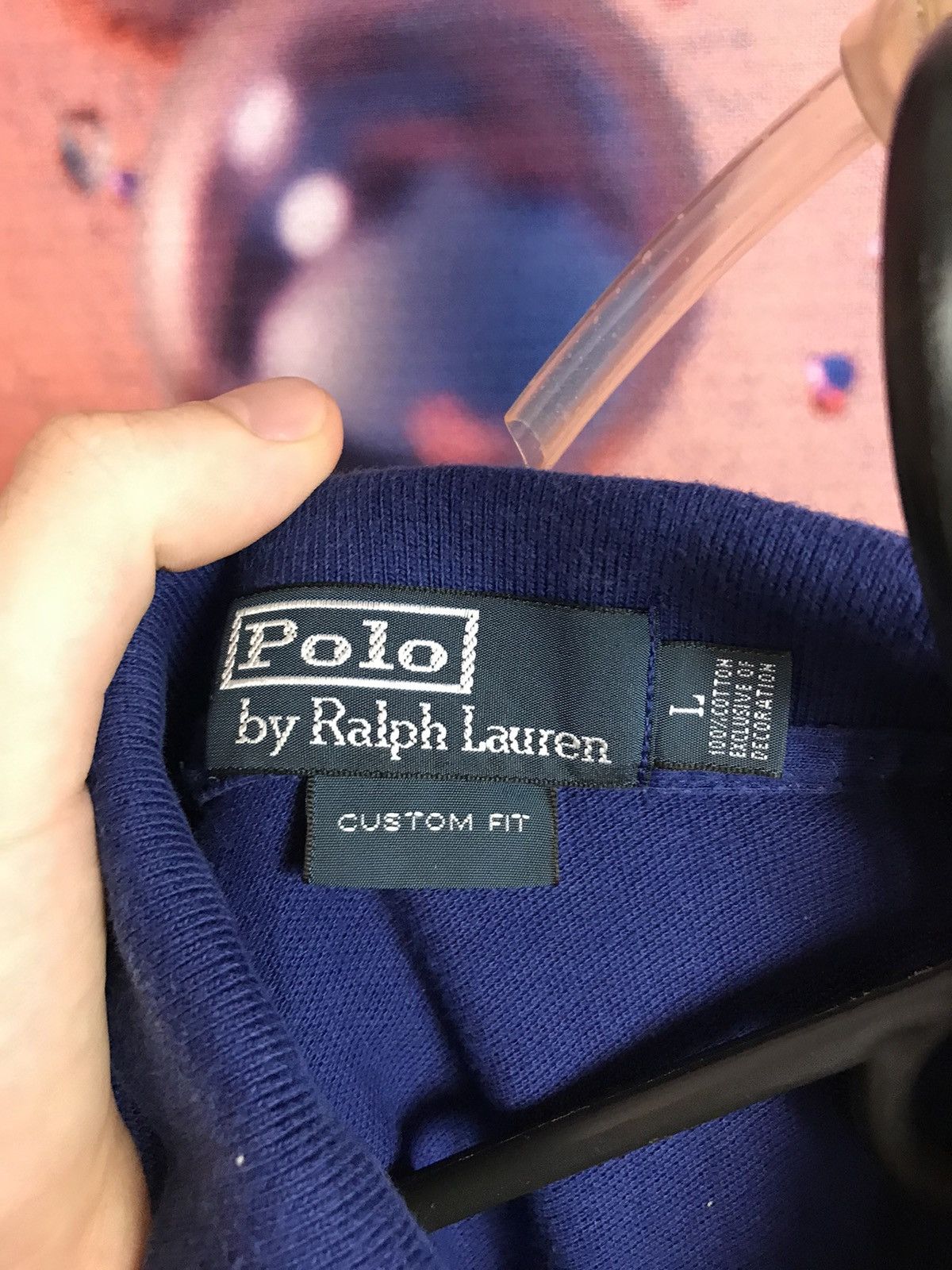 Vintage Polo Ralph Lauren luxury polo tee Size US L / EU 52-54 / 3 - 3 Thumbnail