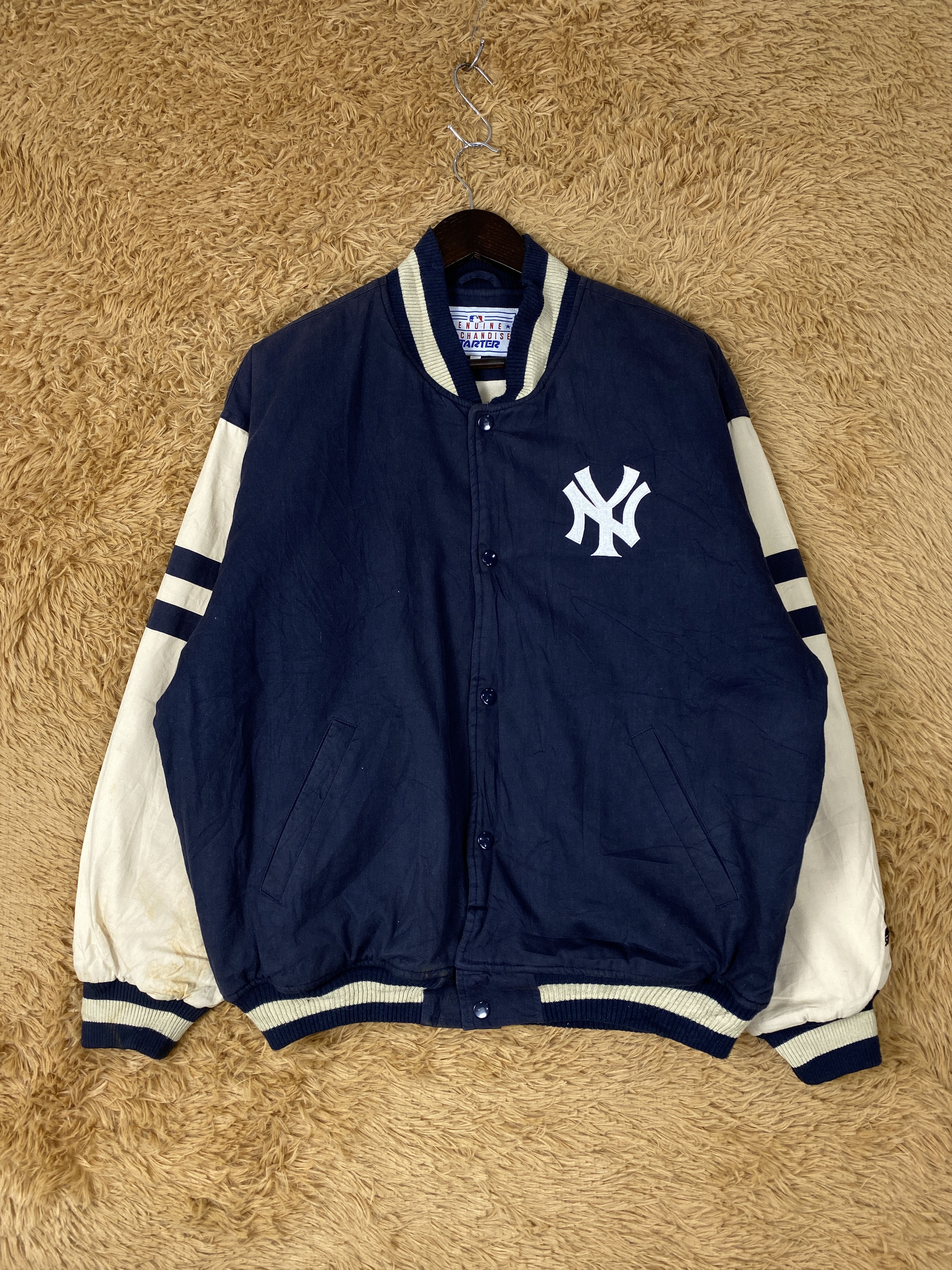 MLB Vintage New York Yankees Baseball Varsity Jacket J1981 Size US L / EU 52-54 / 3 - 2 Thumbnail