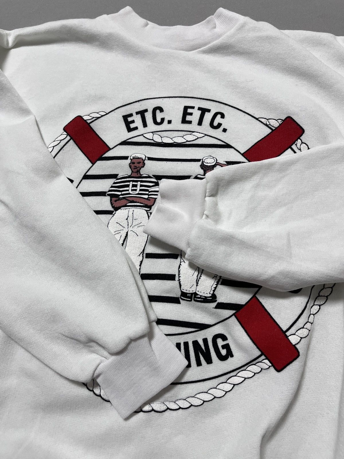 Nautica Vintage Sailors ETC Nautical Clothing Company Sweatshirt Size US L / EU 52-54 / 3 - 8 Thumbnail