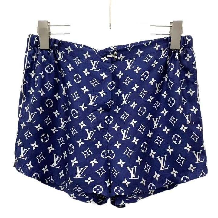 Louis Vuitton Louis Vuitton Blue Monogram Print Shorts Size US 36 / EU 52 - 1 Thumbnail