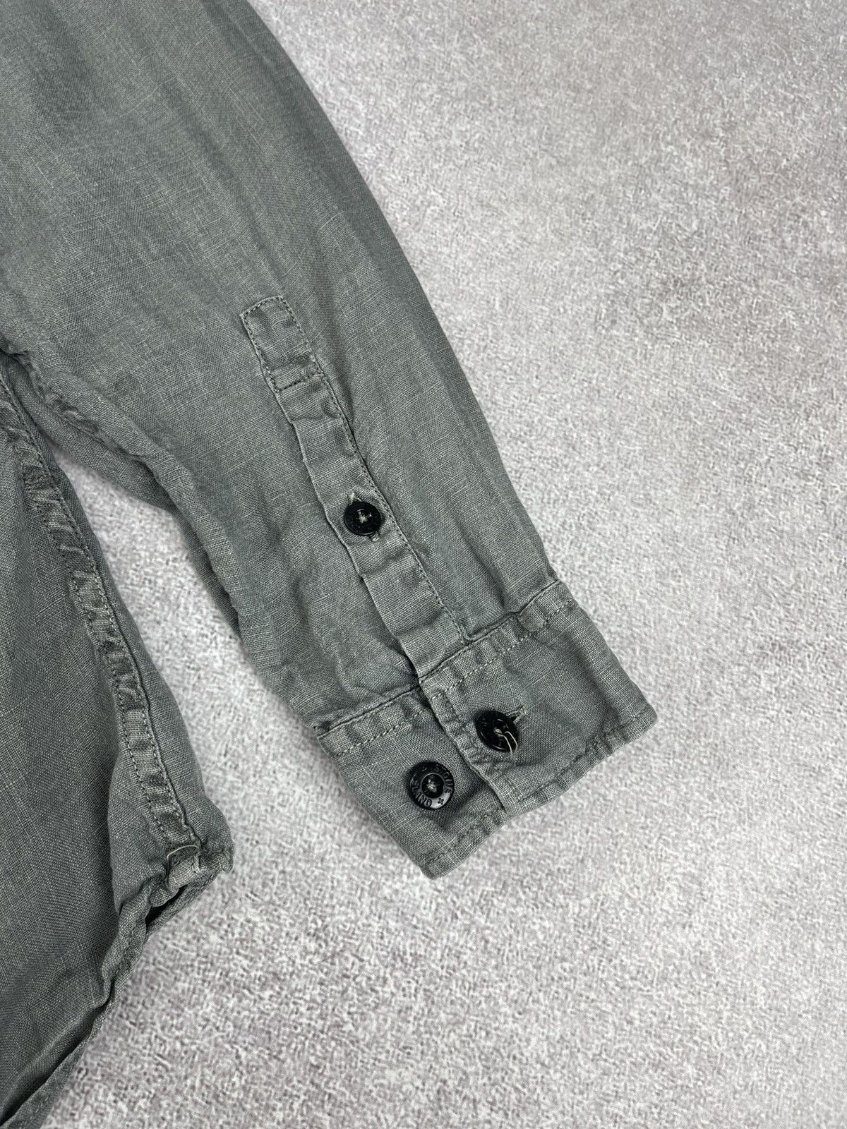 Stone Island Stone Island Long Sleeve Linen Shirt Size US M / EU 48-50 / 2 - 15 Thumbnail