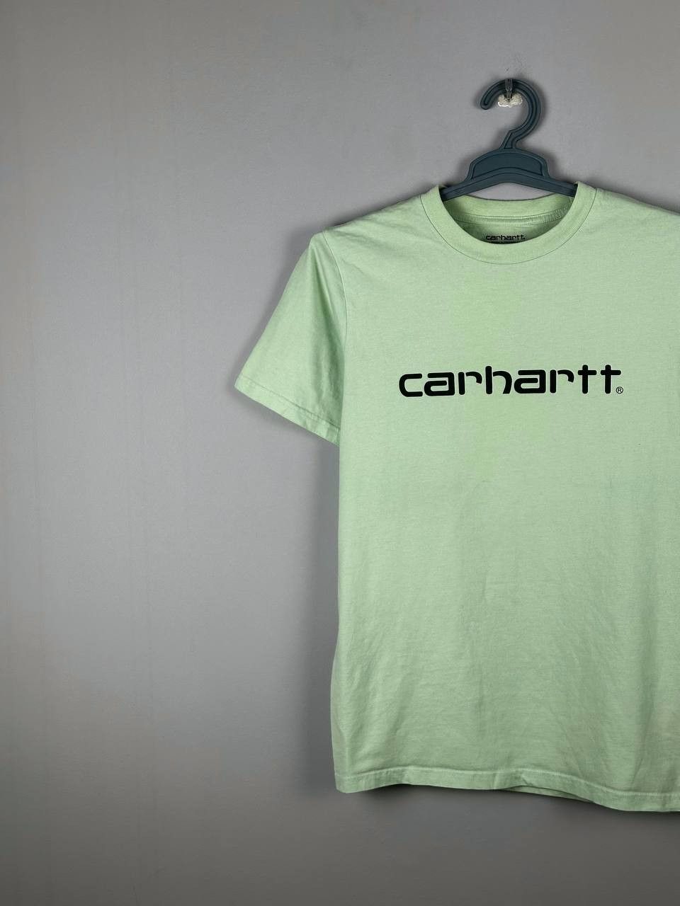 Carhartt Carhartt Script Basic Mint T Shirt Size S Size US S / EU 44-46 / 1 - 2 Thumbnail