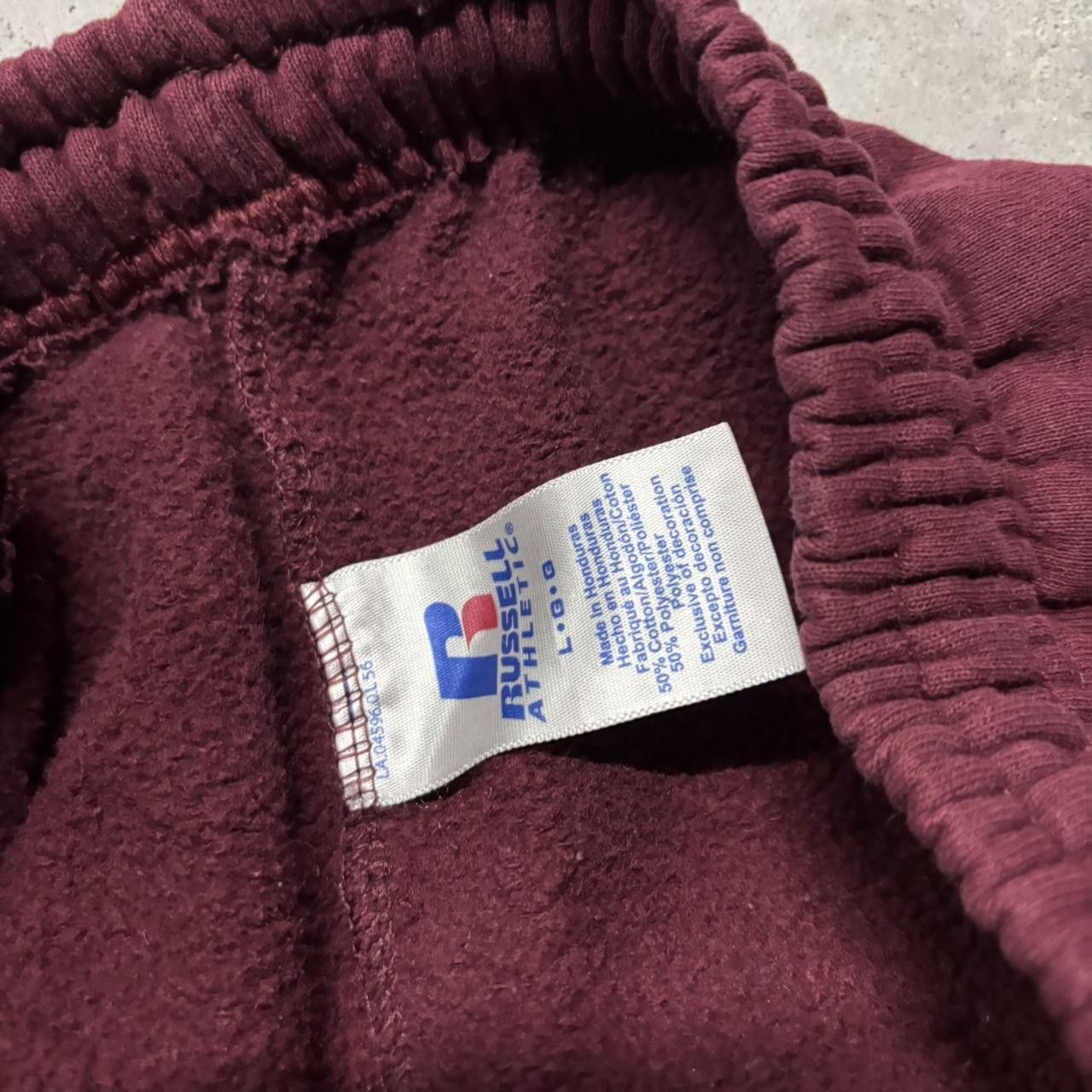 Russell Athletic × Vintage Crazy Vintage Y2K/2000s Baggy Red Russell Essential Sweatpants! Size US 34 / EU 50 - 7 Thumbnail