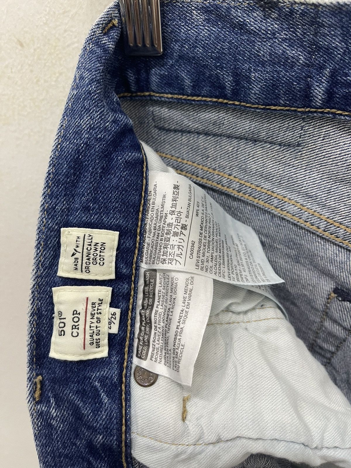 Levi's Made & Crafted Rare LEVIS MADE & CRAFTED 501 Crop Big E Selvedge Size US 26 / EU 42 - 15 Thumbnail