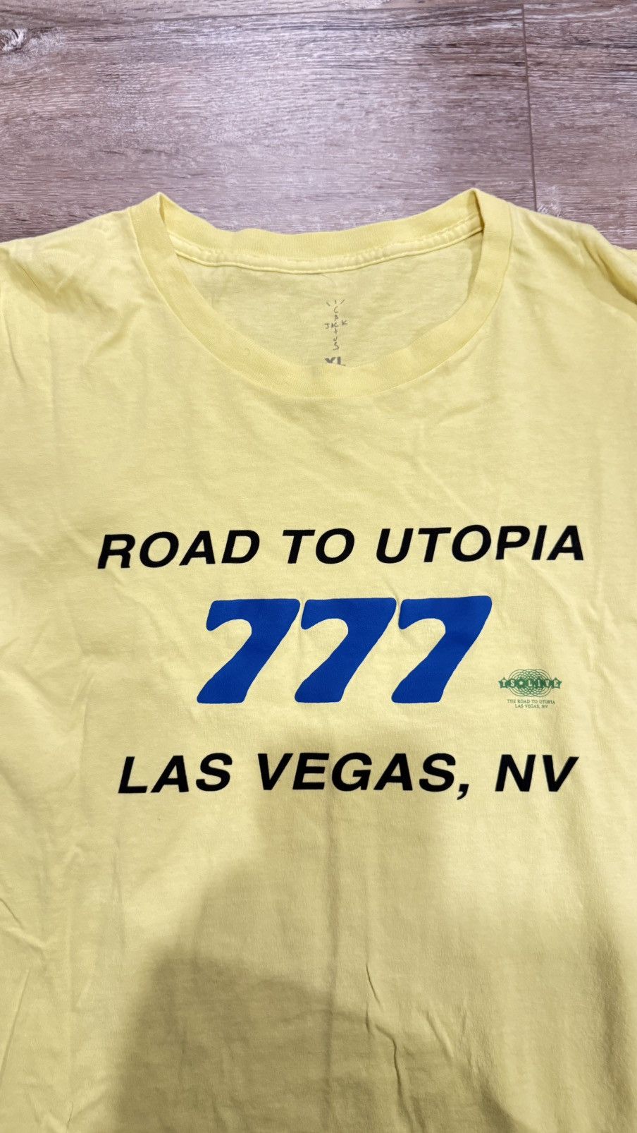 Travis Scott Travis Scott Las Vegas Road to Utopia T shirt Size US XL / EU 56 / 4 - 2 Thumbnail