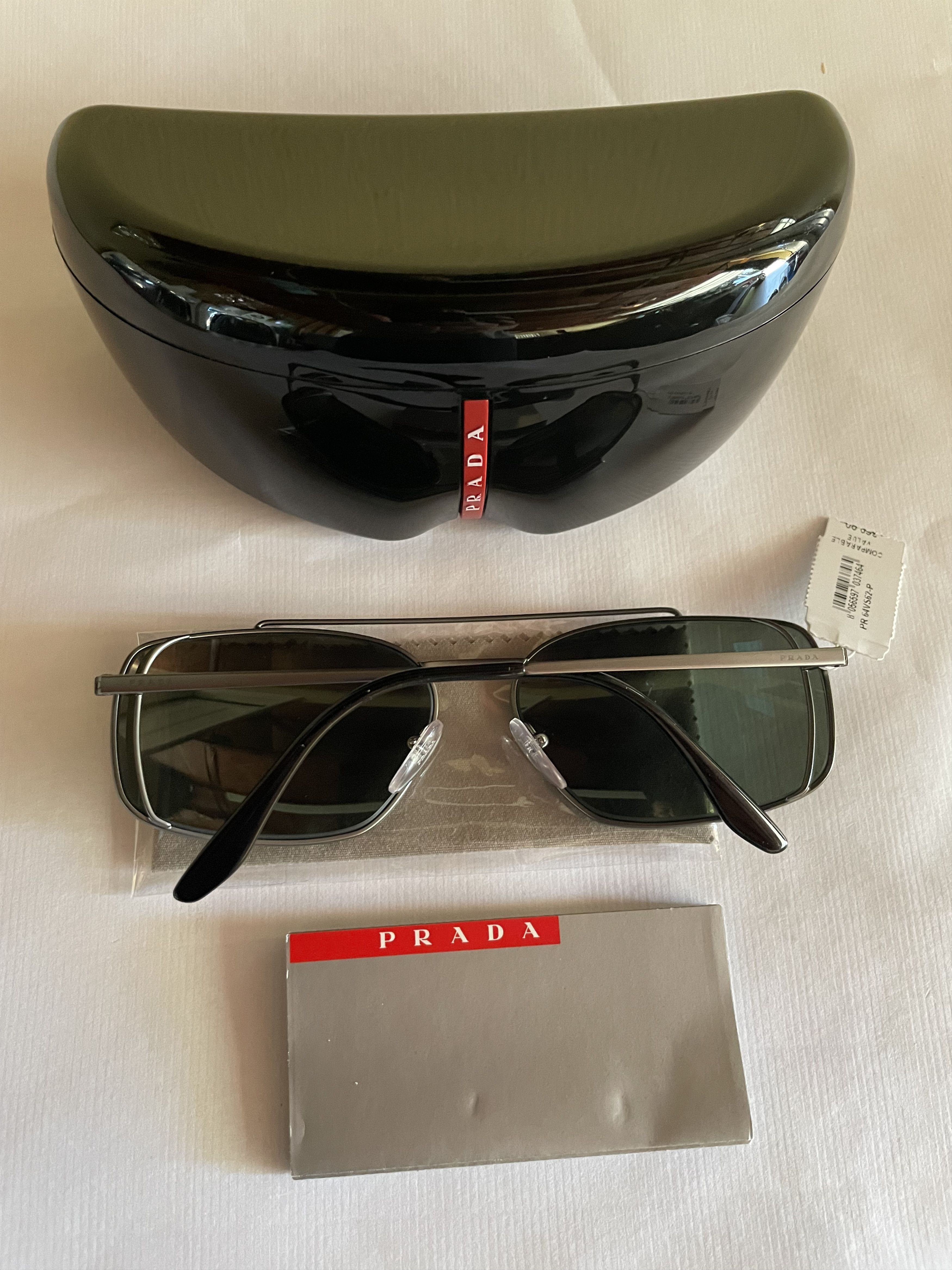 Prada Prada SPR 64V 7CQ-5X1 Polarized Unisex Sunglasses Size ONE SIZE - 6 Thumbnail
