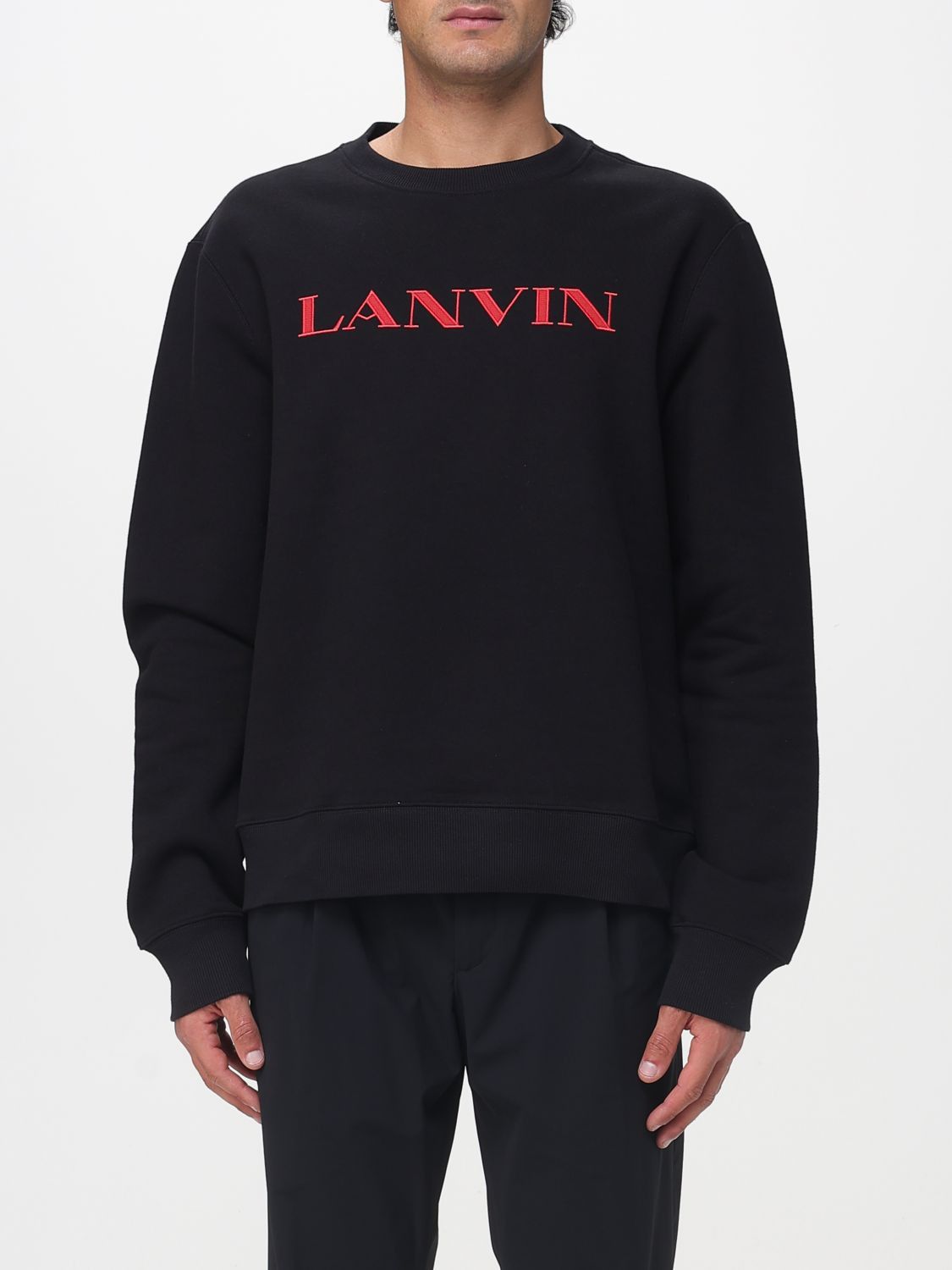 Lanvin Lanvin Sweatshirt Men Black Size US L / EU 52-54 / 3 - 1 Thumbnail