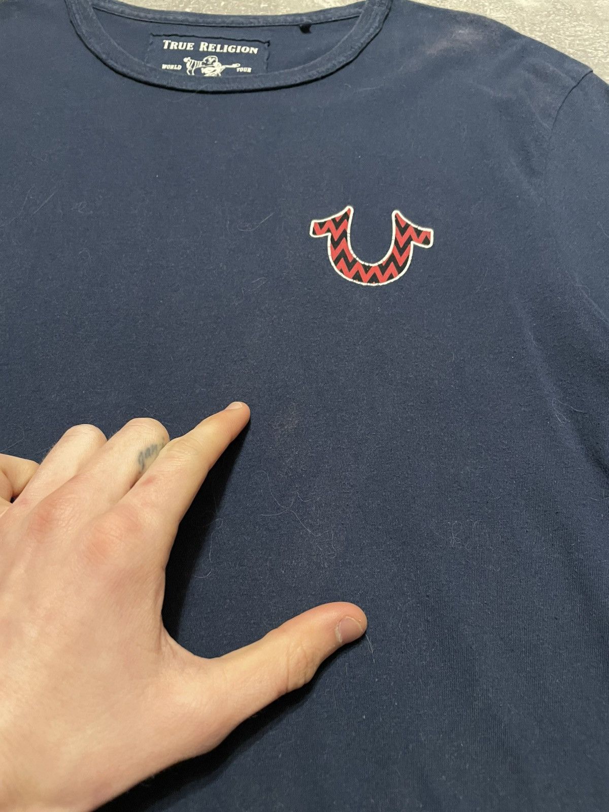 Other Vintage True Religion Big Logo Buddha T-Shirt Size US L / EU 52-54 / 3 - 6 Thumbnail