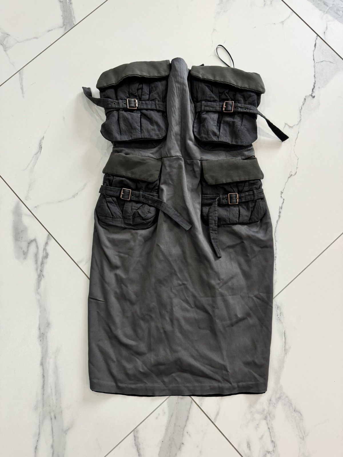 ARCHIVAL RARE Acne Multipocket Luxury Avant Garde Dress