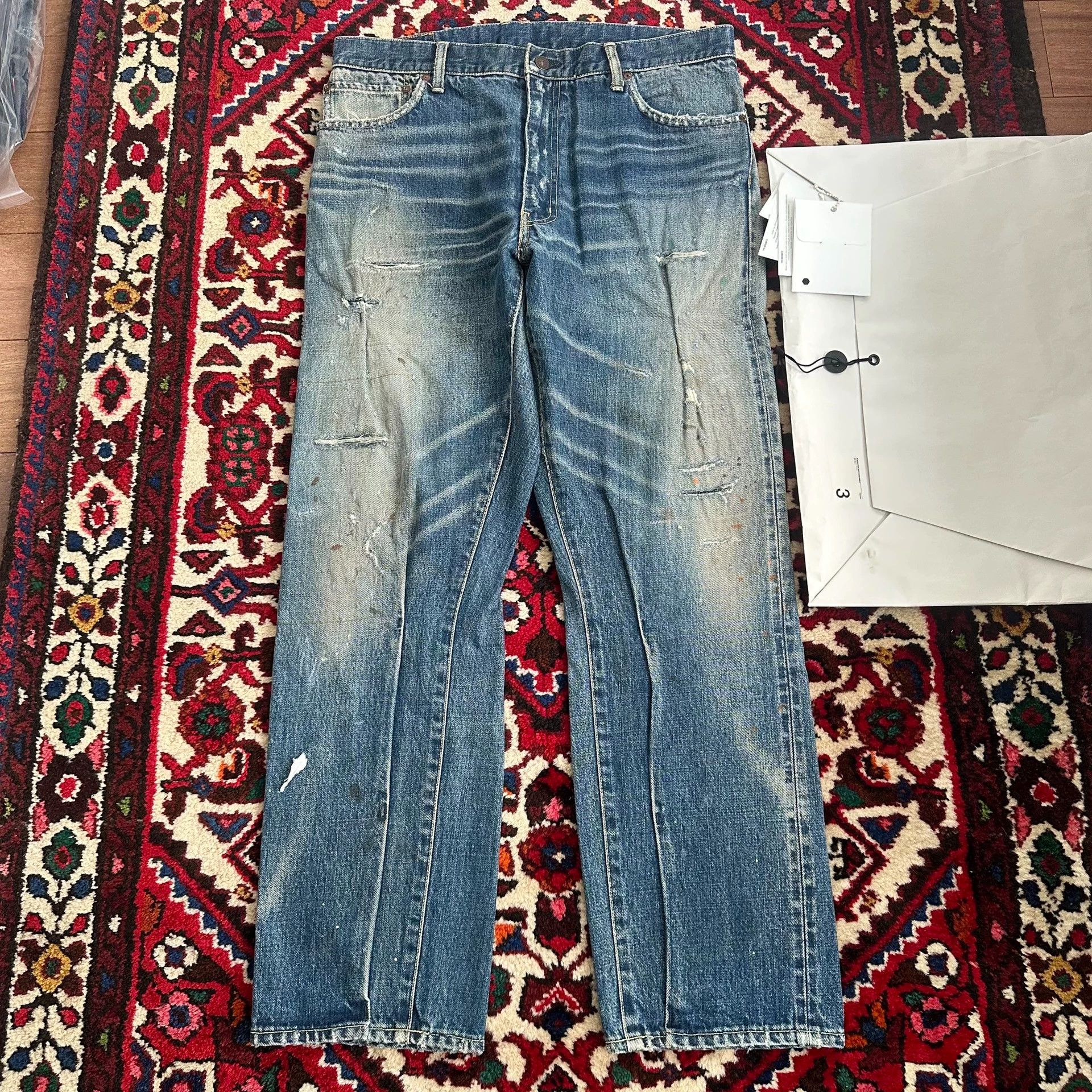 Visvim VISVIM 21ss JOURNEYMAN D27 Jeans 3 9.8/10 w/ Acc Size US 34 / EU 50 - 1 Thumbnail