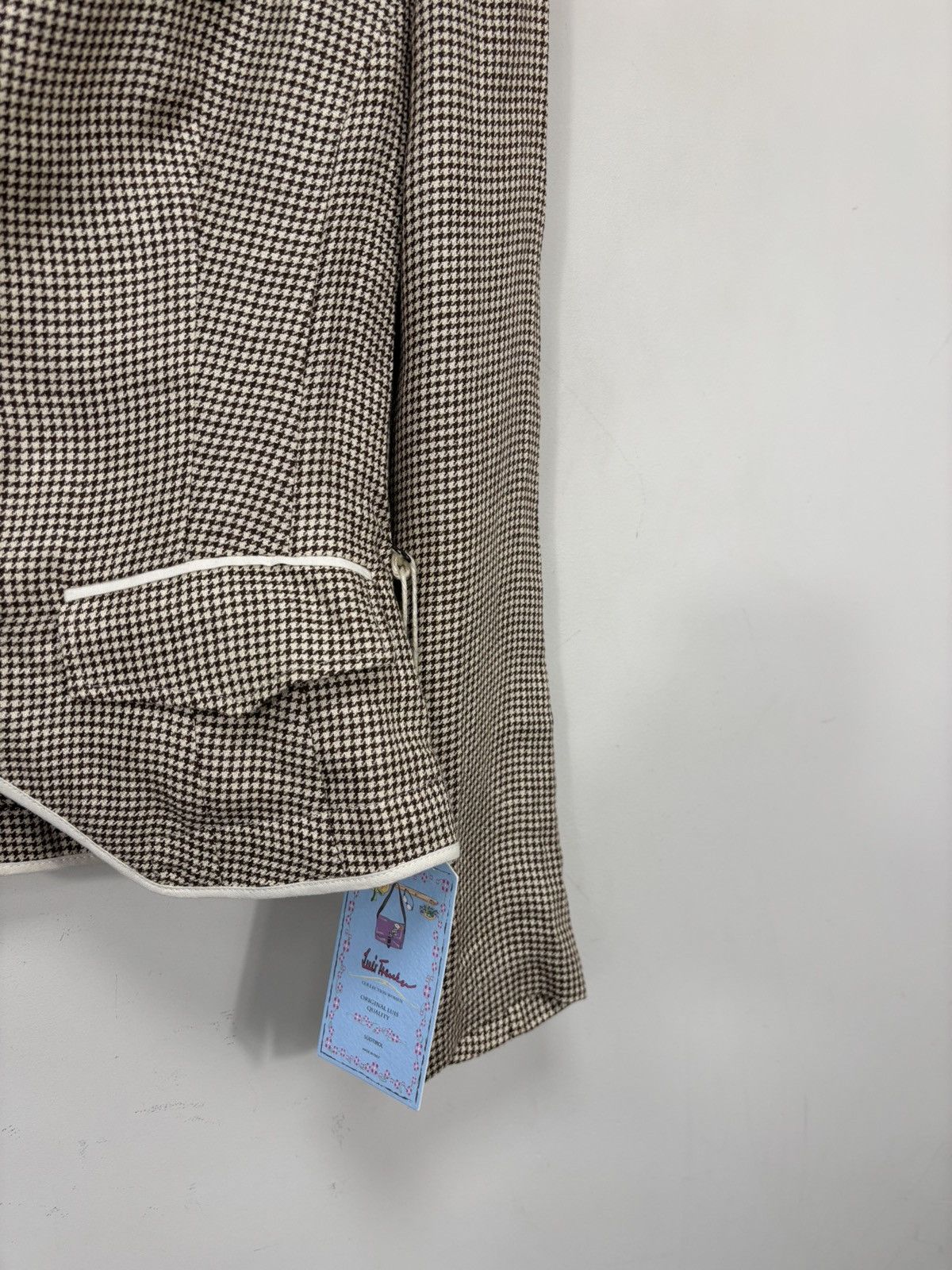 Other Luis Trenker NWT Women’s Houndstooth Hemp Blazer Jacket Size M / US 6-8 / IT 42-44 - 6 Thumbnail