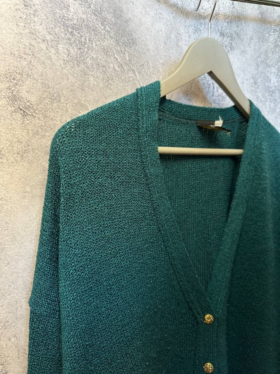 Pringle Of Scotland × Vintage Pringle of Scotland Acrylic Cardigan Sweater Moss Stitch Size US L / EU 52-54 / 3 - 4 Thumbnail