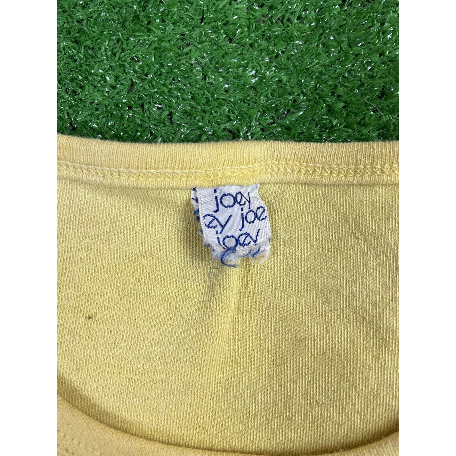 Vintage Vintage 80s Horse Racing Polo Small Yellow Baby Doll Shirt Size S / US 4 / IT 40 - 3 Thumbnail