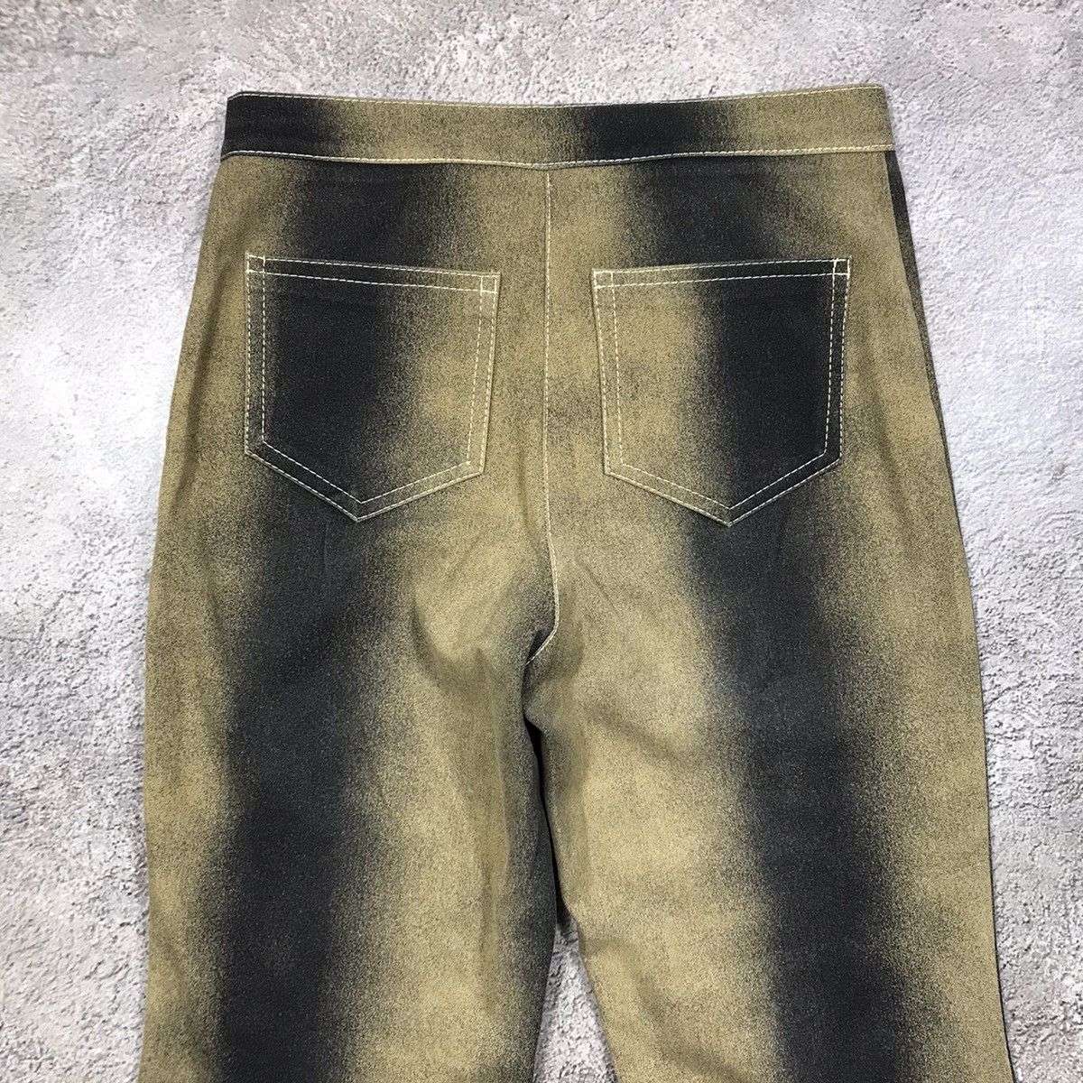 Vintage Y2K Baggy Wide Leg Flared Pants Techwear Archive Logo 27 Size 27" / US 4 / IT 40 - 4 Thumbnail