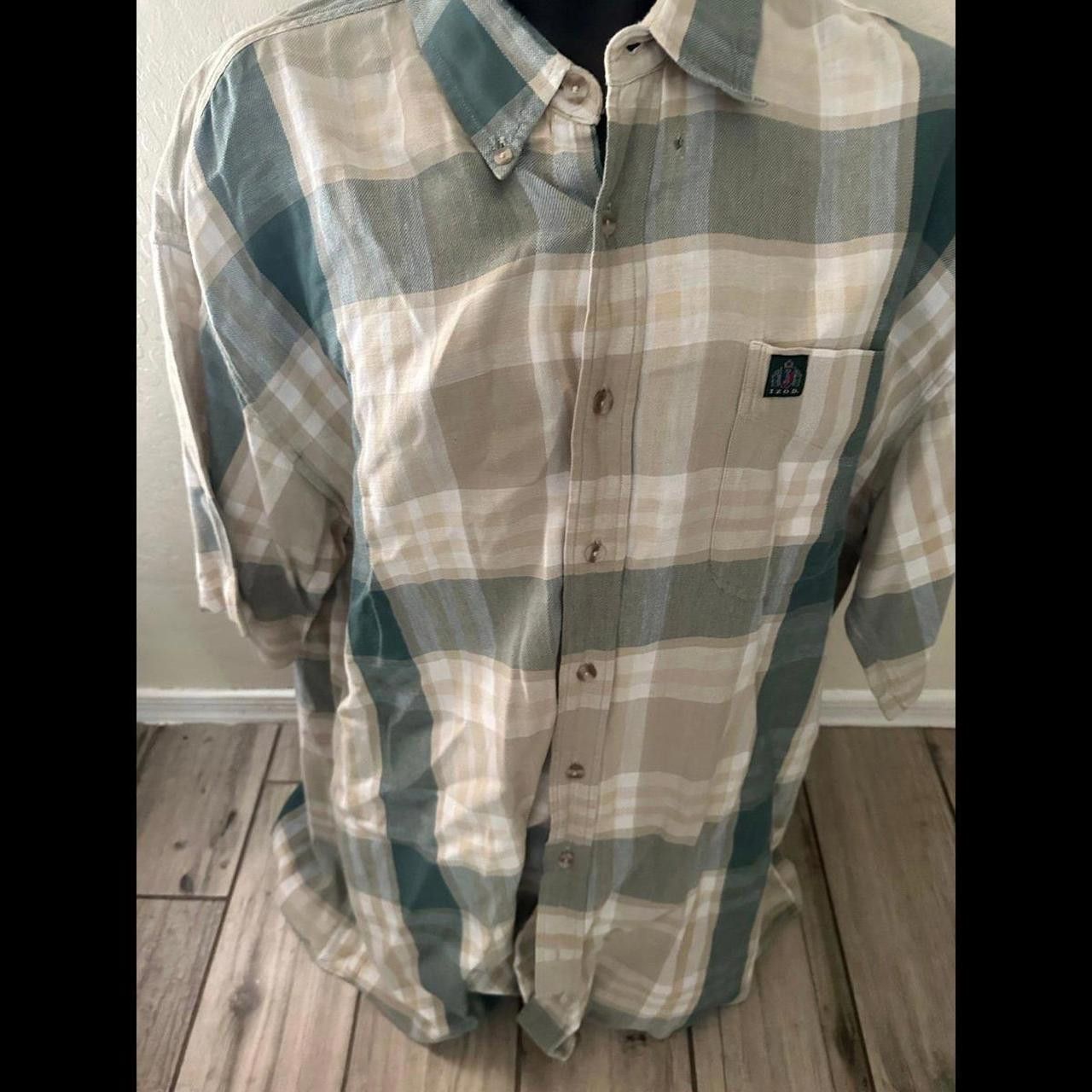 Izod Mens Used Short Sleeve Plaid Size US XXL / EU 58 / 5 - 1 Thumbnail