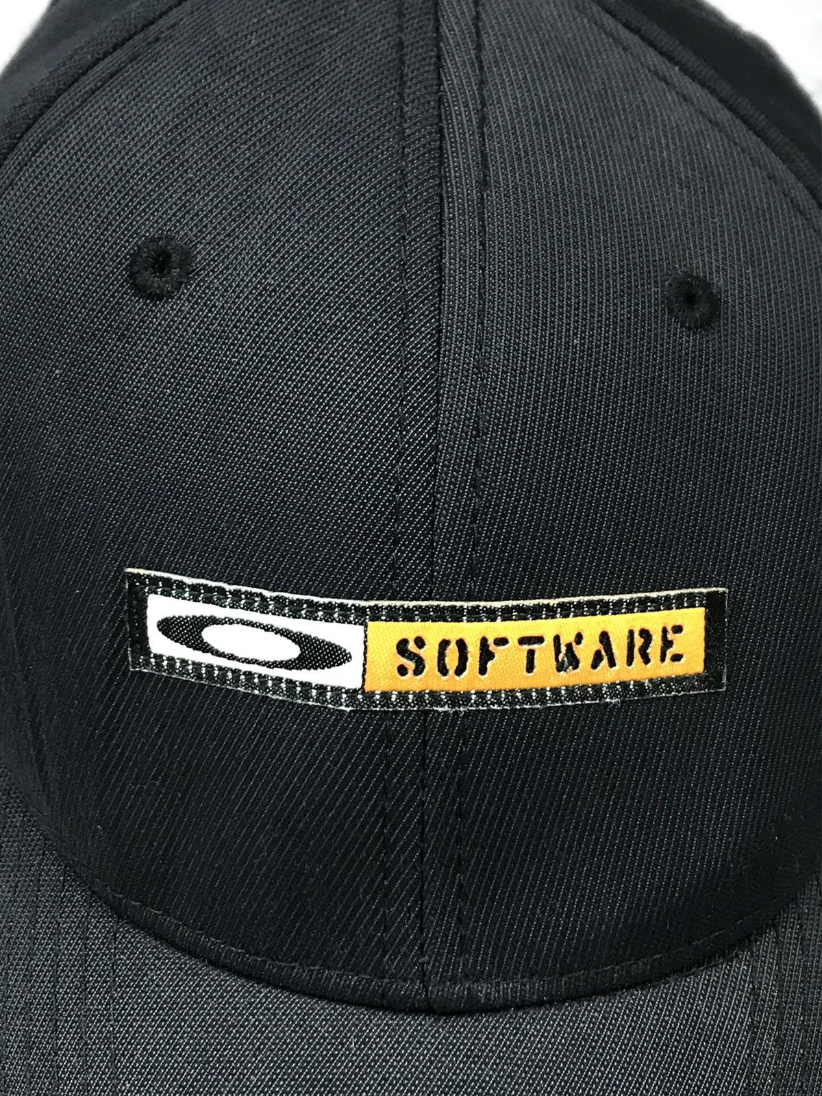 Oakley × Vintage Vintage Oakley Software Hat CapSnapback Gorpcore Drill Y2K Size ONE SIZE - 4 Thumbnail